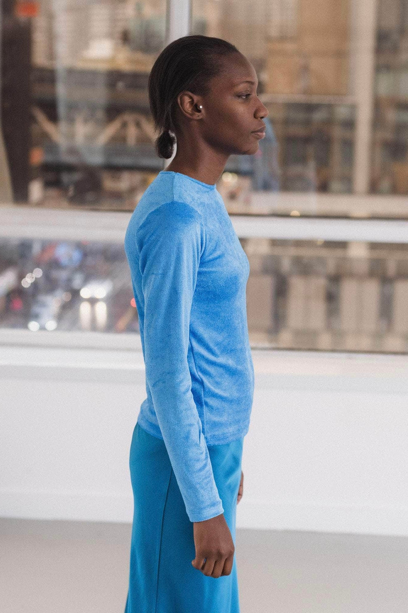 Baserange Omo Long Sleeve / Zinn Blue