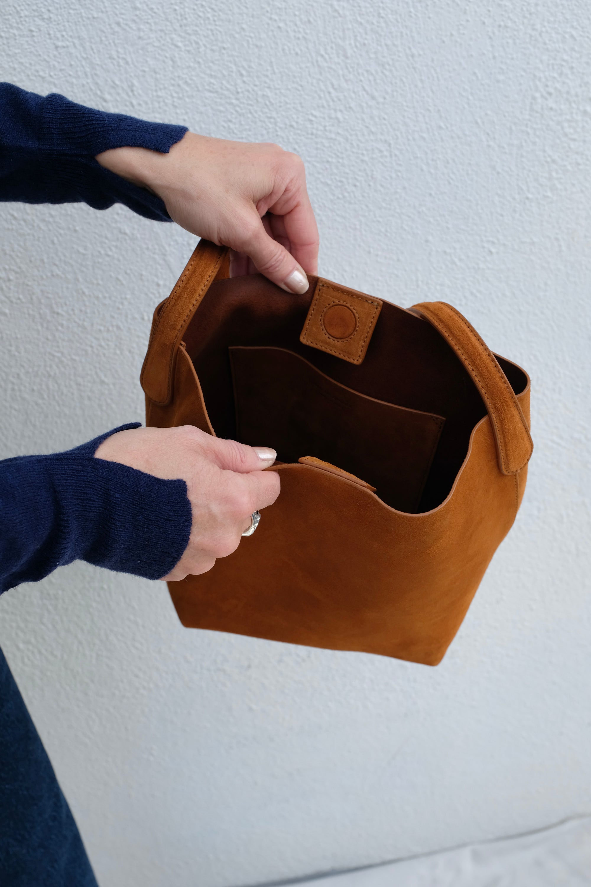 Mansur Gavriel Small Everyday Cabas / Saddle Suede
