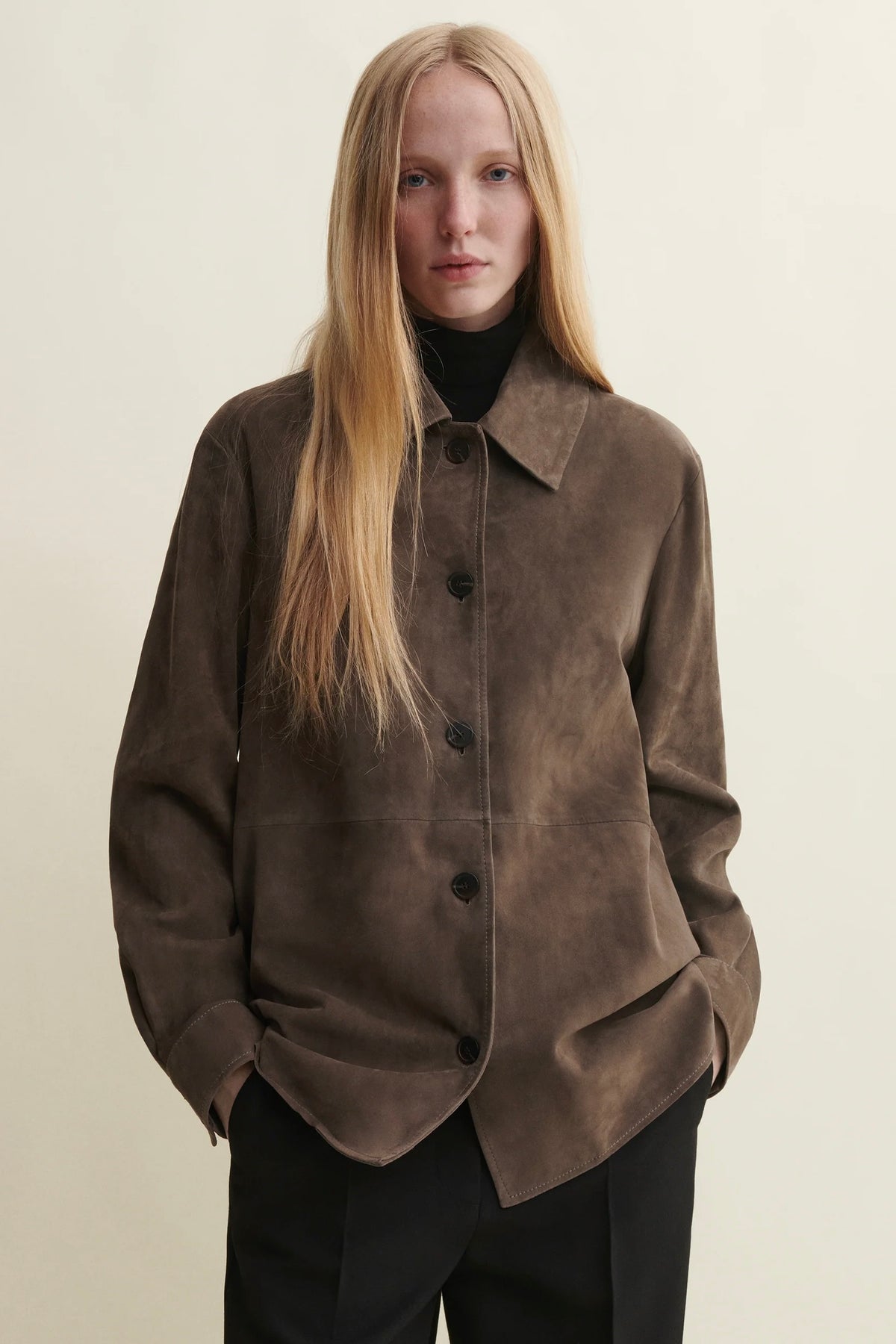 Vicki Suede Shirt / Soil