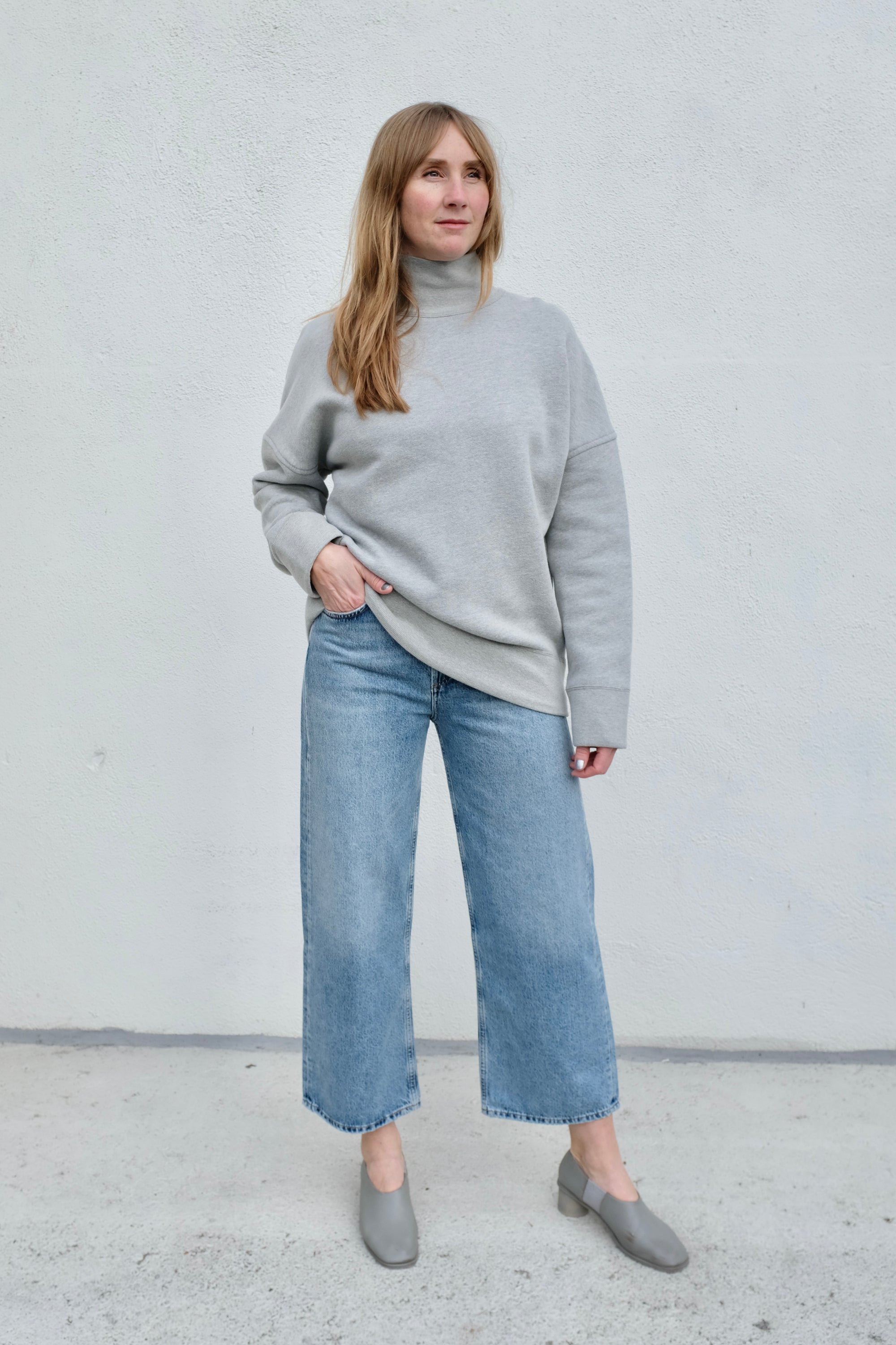 Cara Turtleneck / Heather Grey