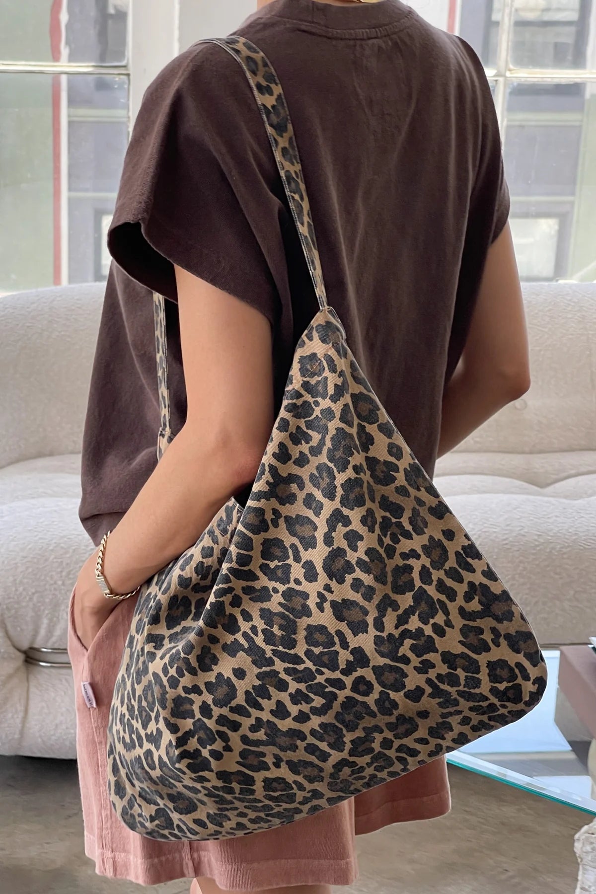 Le Bon Shoppe Happy Carry Bag / Leopard