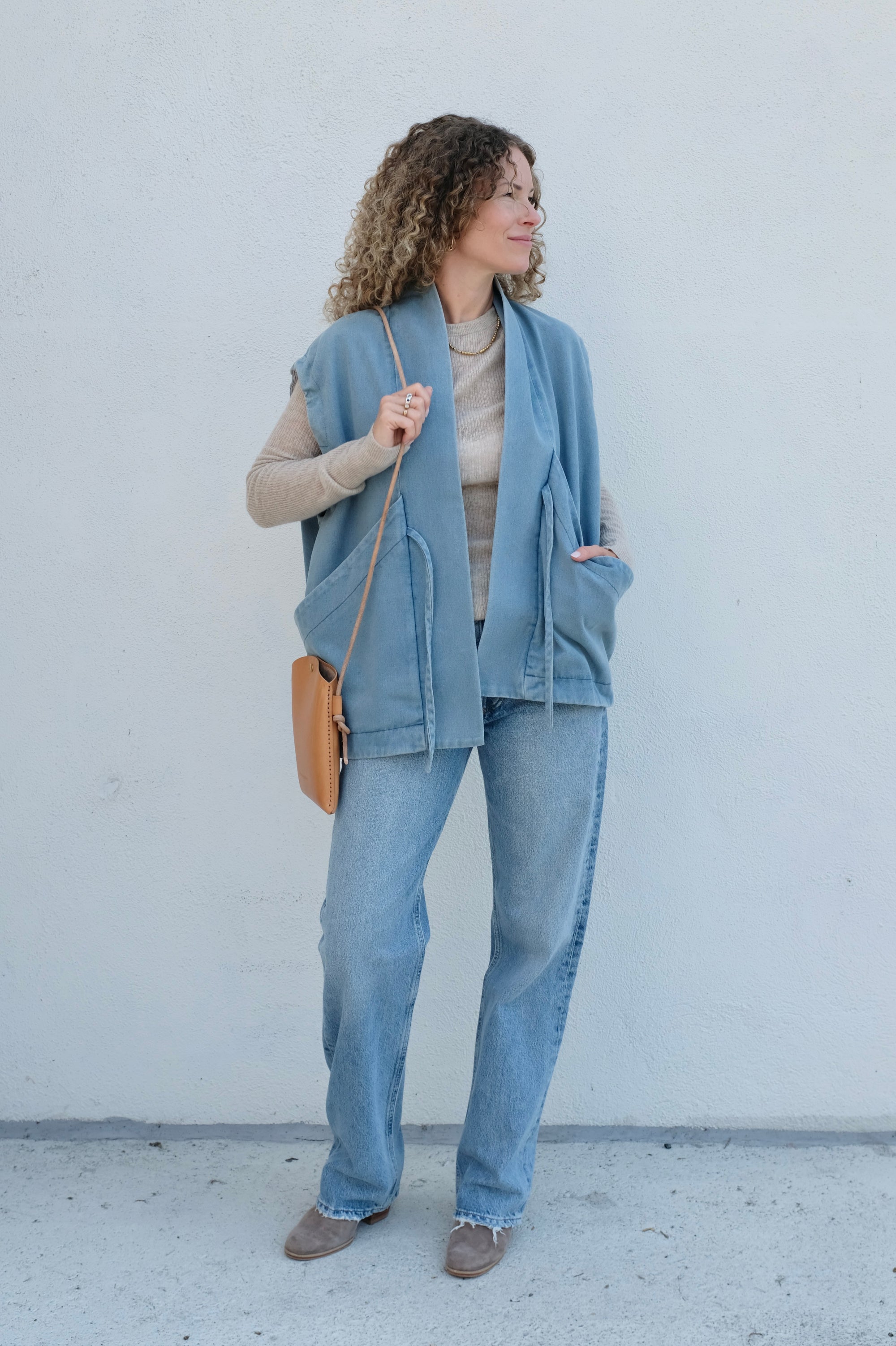 7115 by Szeki Sumo Vest / Faded Blue