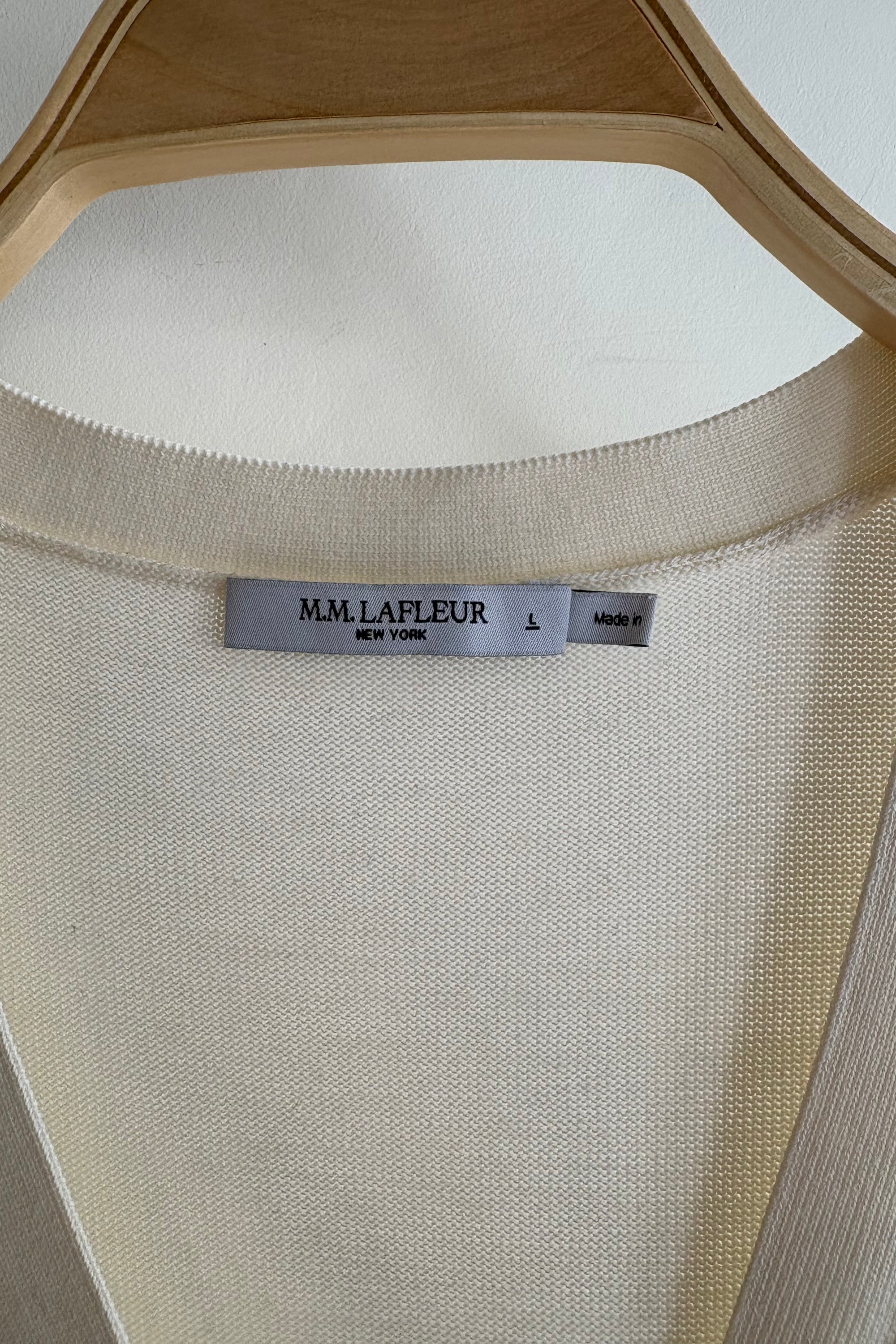 Pre-Loved / MM La Fleur Toula Pointelle Dress / Ivory / L