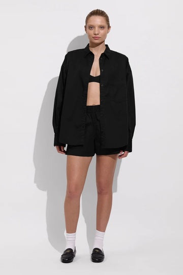 Port Button Down / Jet