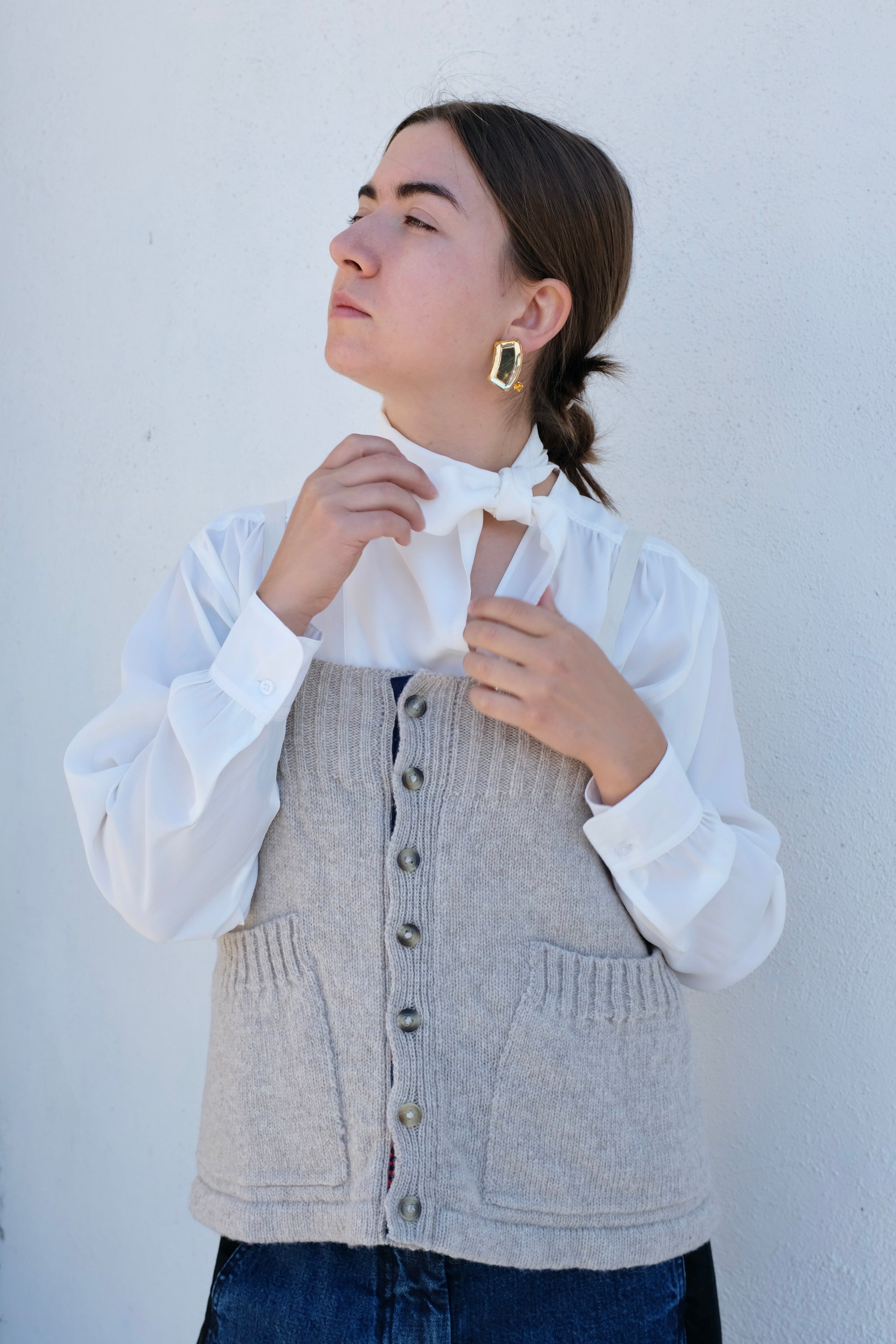 Rachel Comey Comma Gem Earrings / Citron