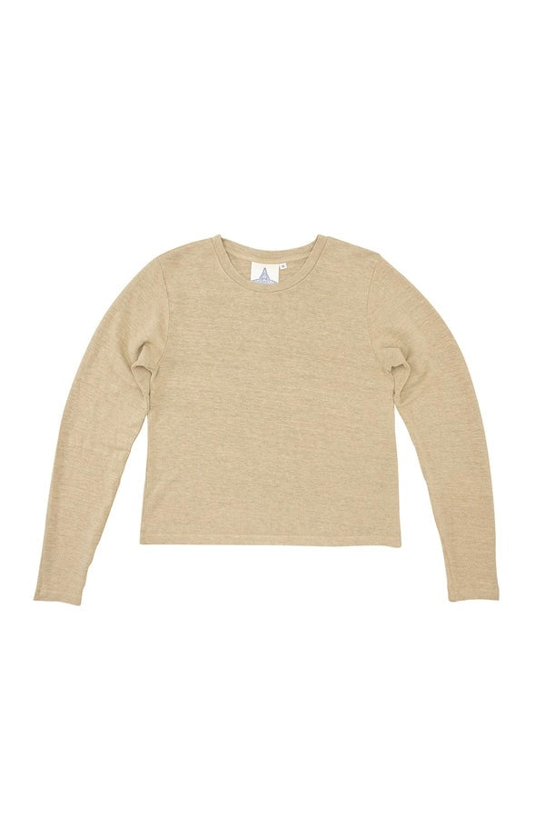 Jungmaven Bishop Cropped Long Sleeve / Desert Khaki