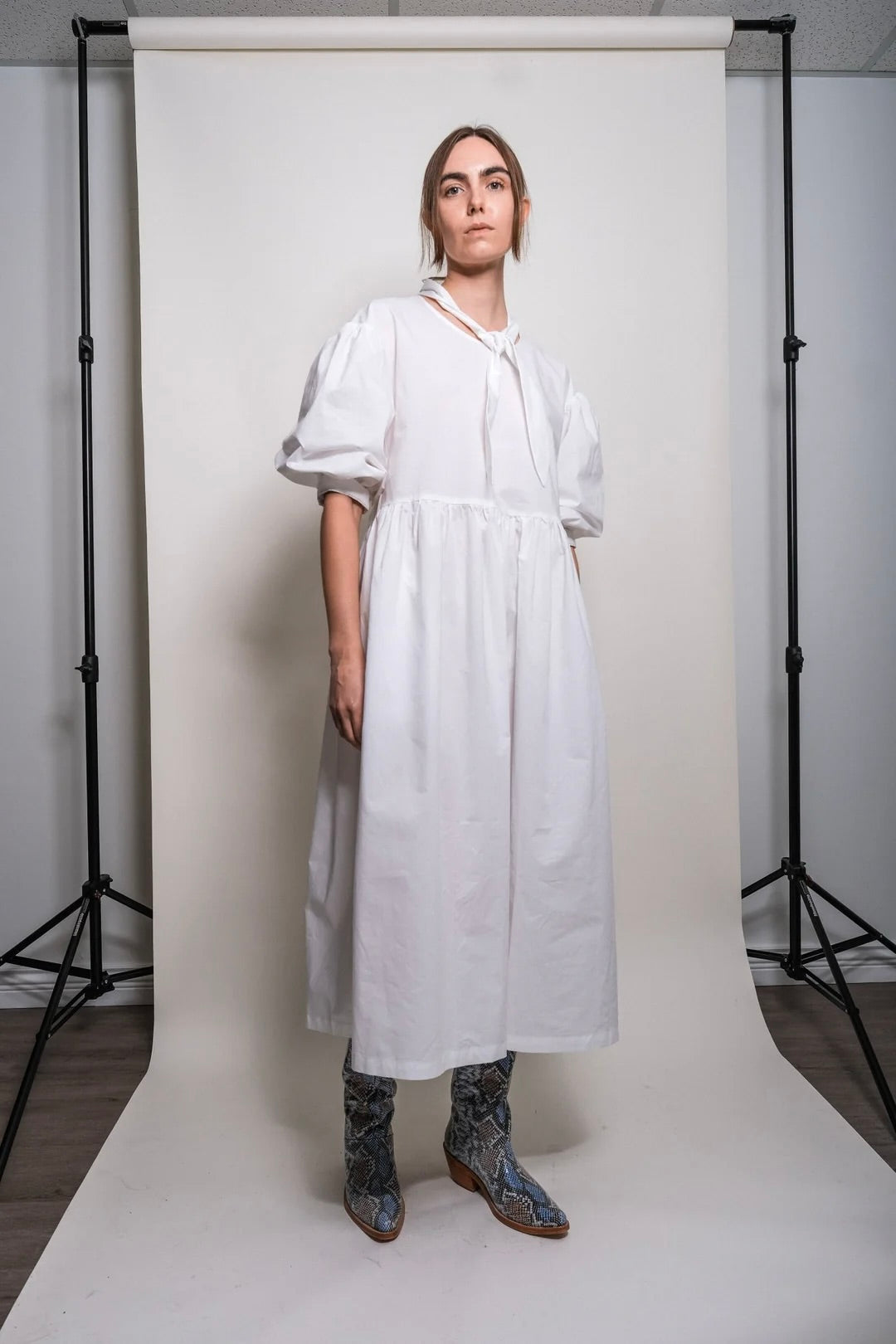 Et Tigre Therise Dress / White