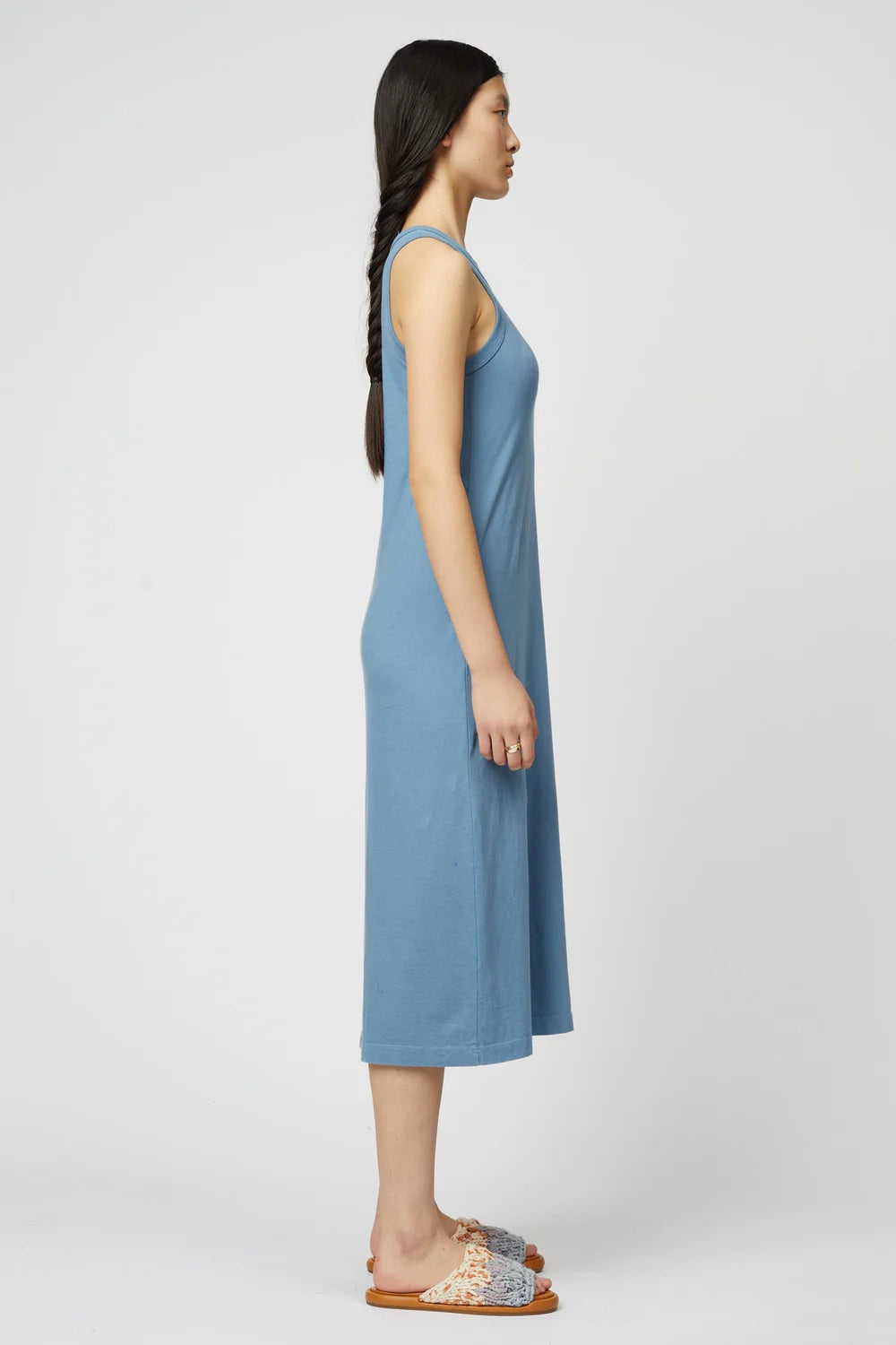 Atelier Delphine Tank Dress / Washed Denim