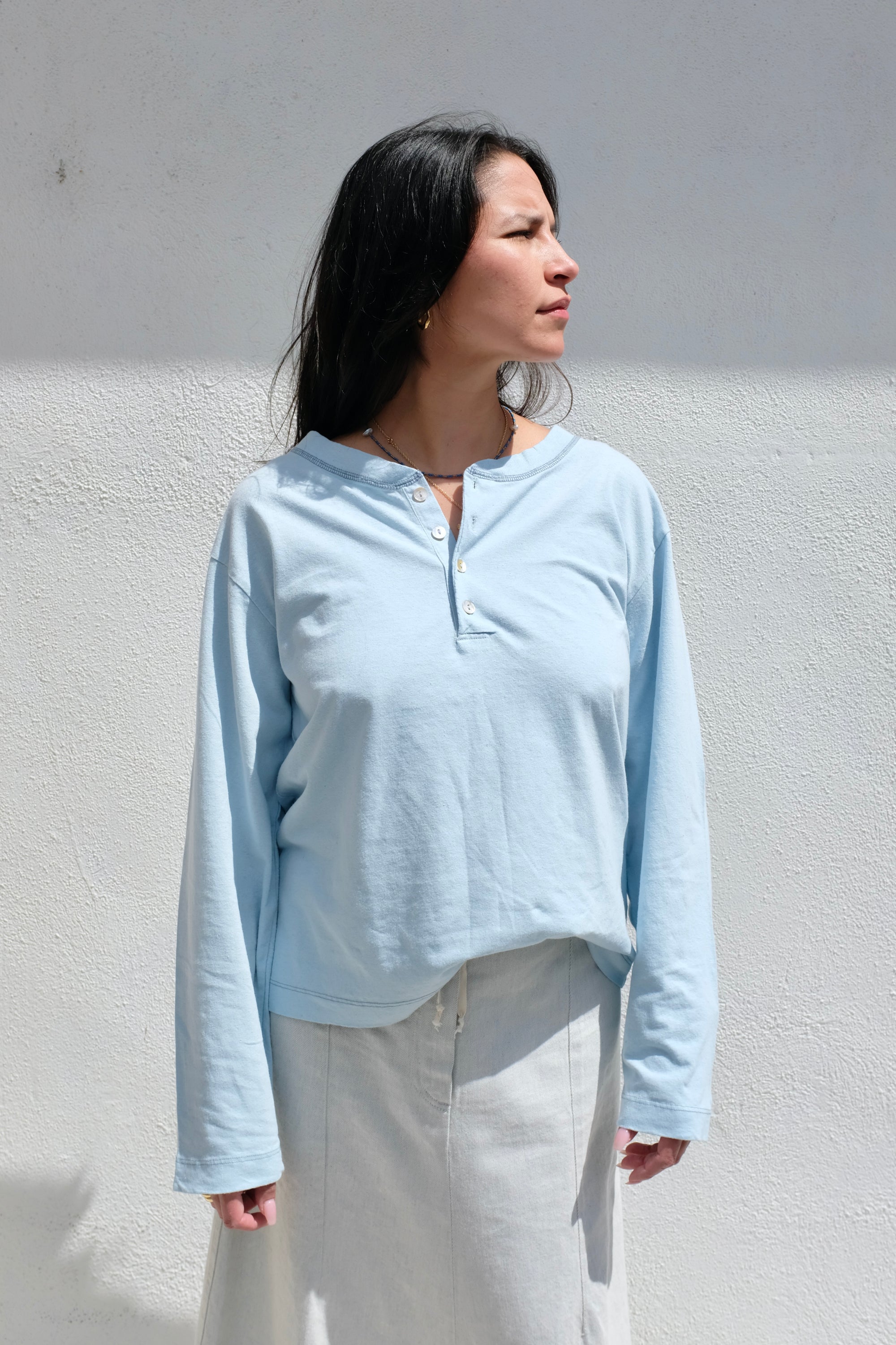 Merge Bay Henley / Mineral Blue