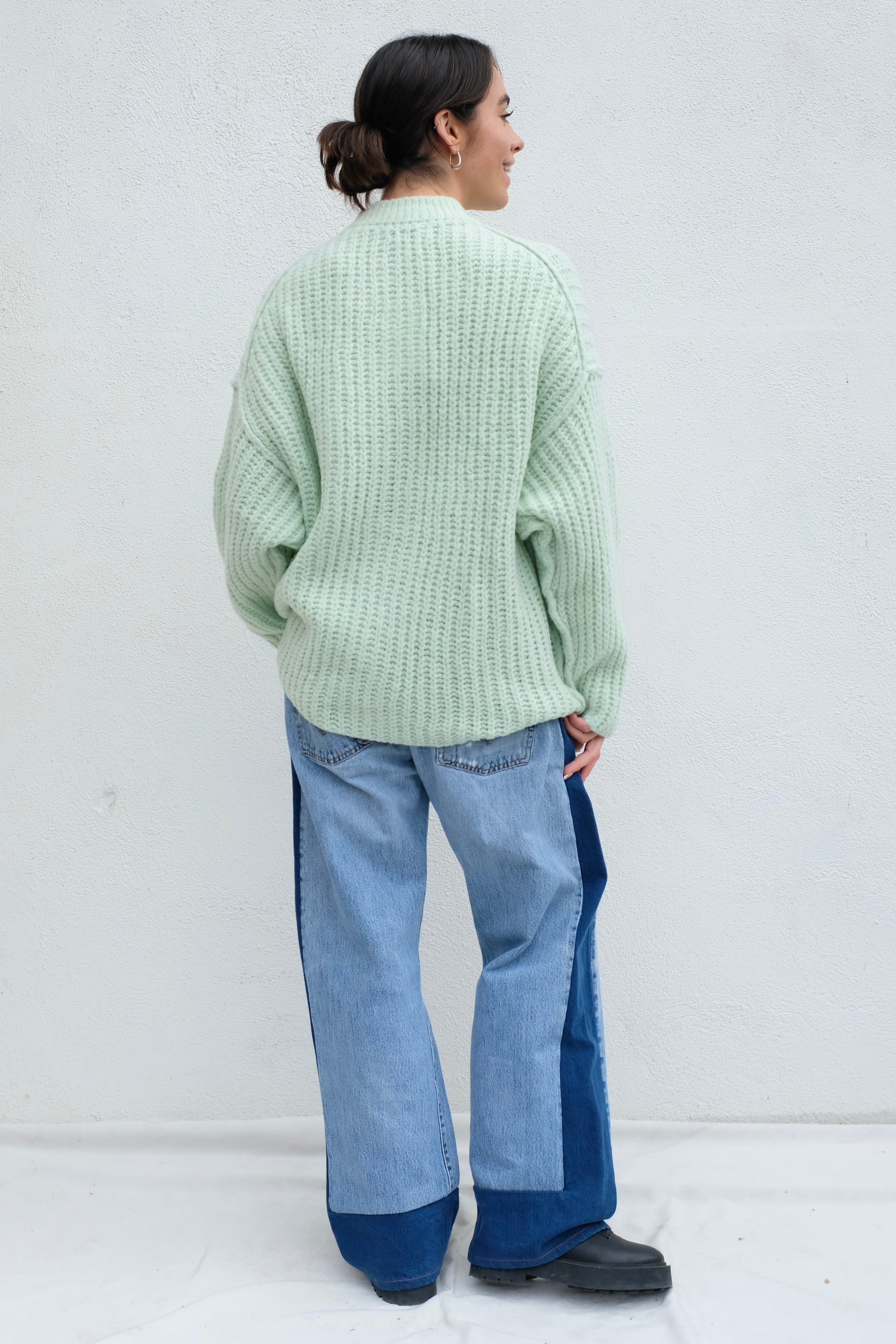 Rus Nui cardigan / Soft Green