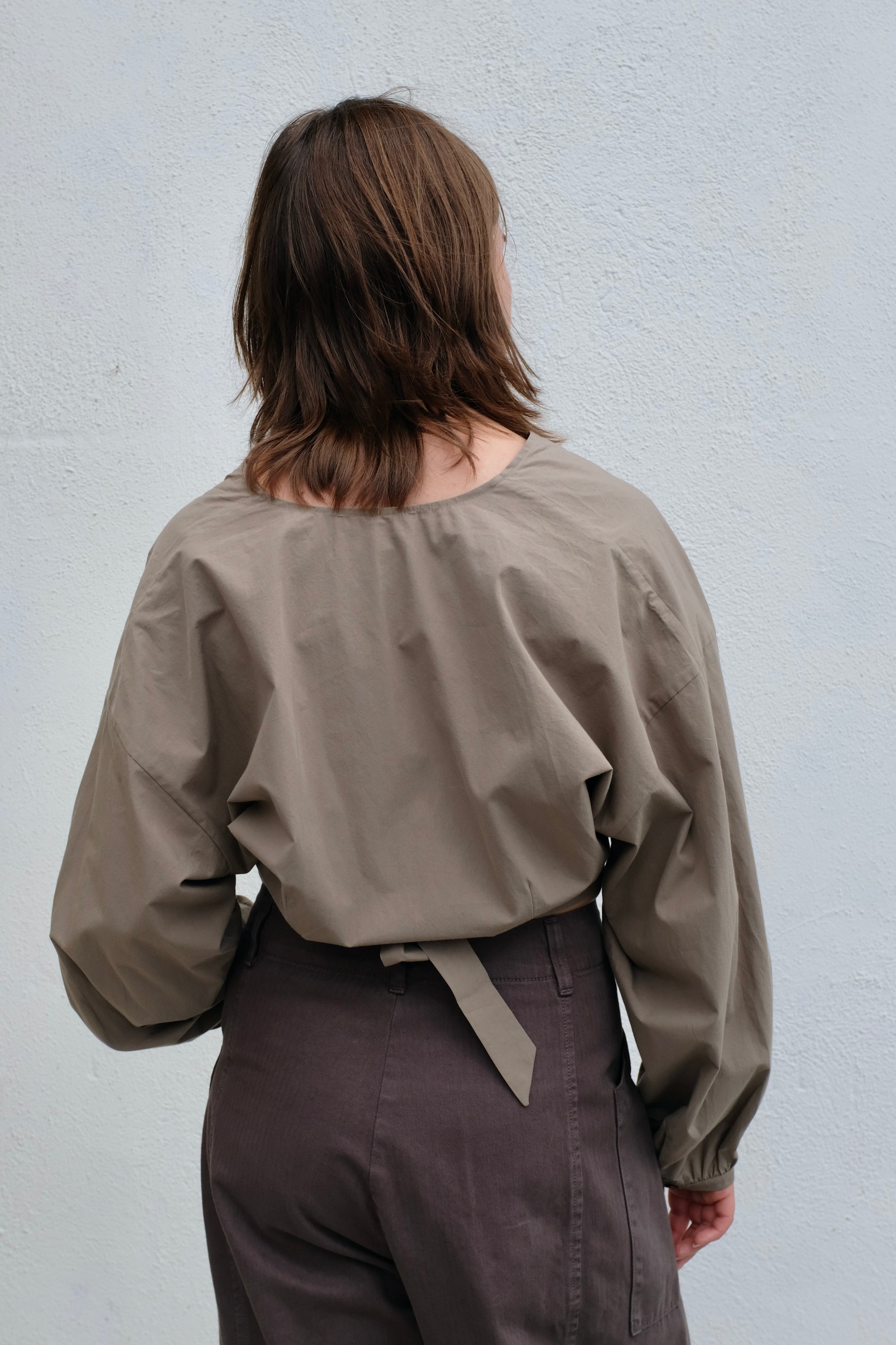 Shaina Mote Giverny Blouse Cotton / Umber