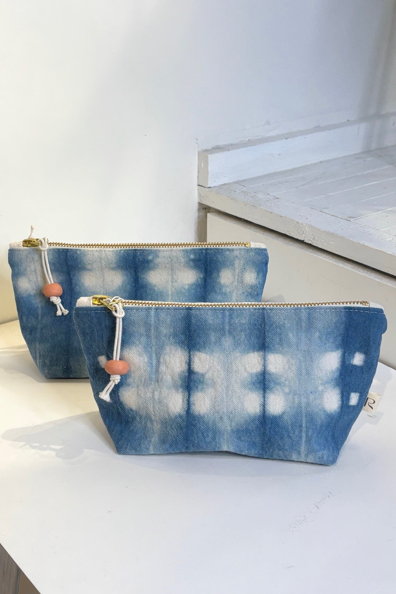 Roem Textiles Zip Pouch / Indigo
