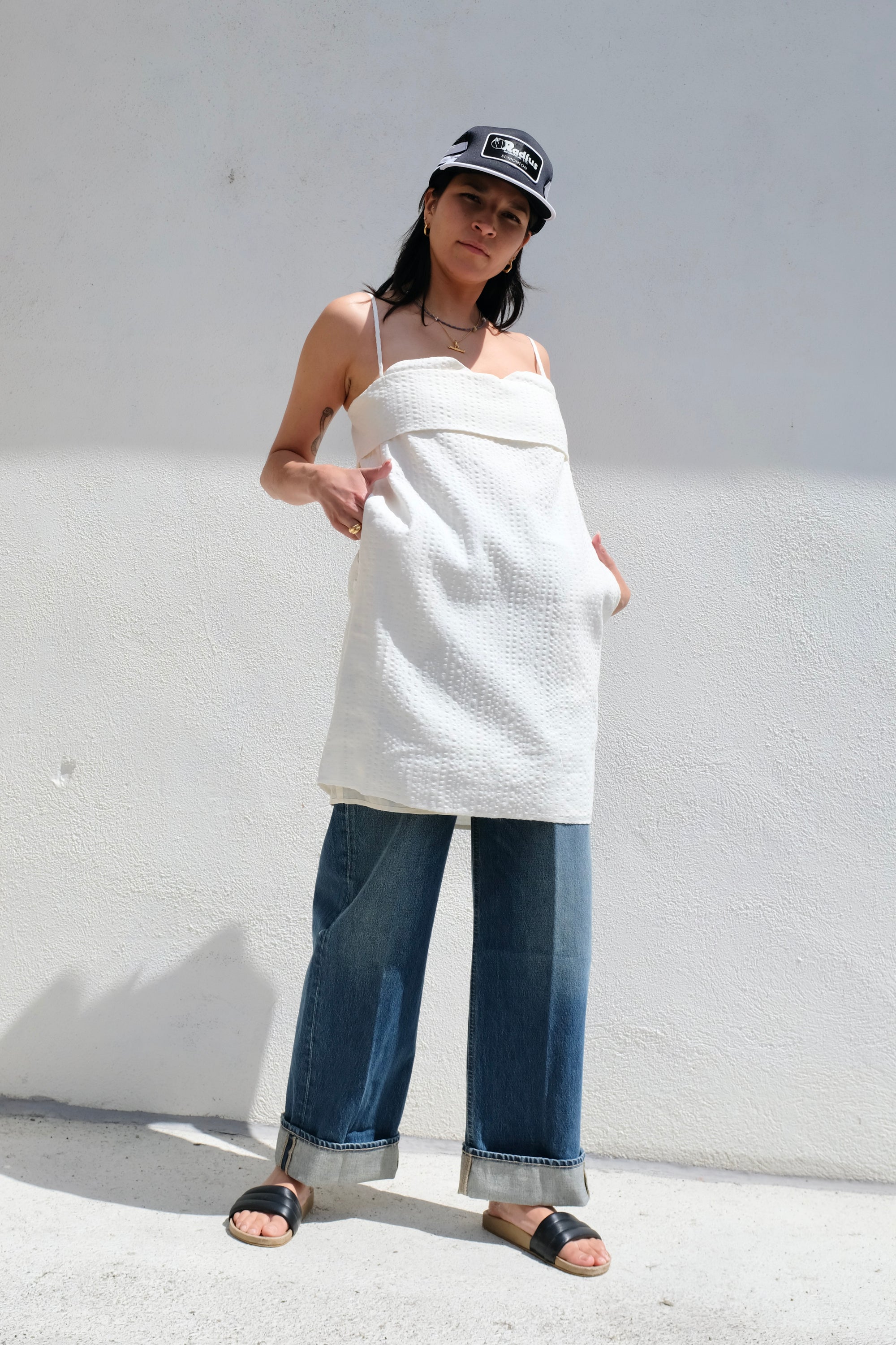 Toit Volant Verona Short Dress / Natural