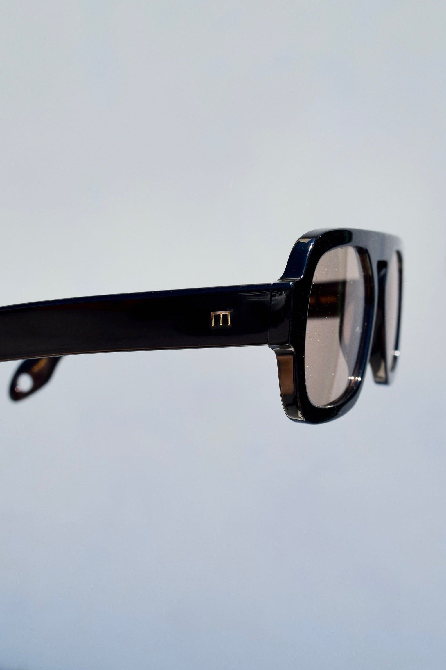 Jane Mini Sunglasses / Gloss Black