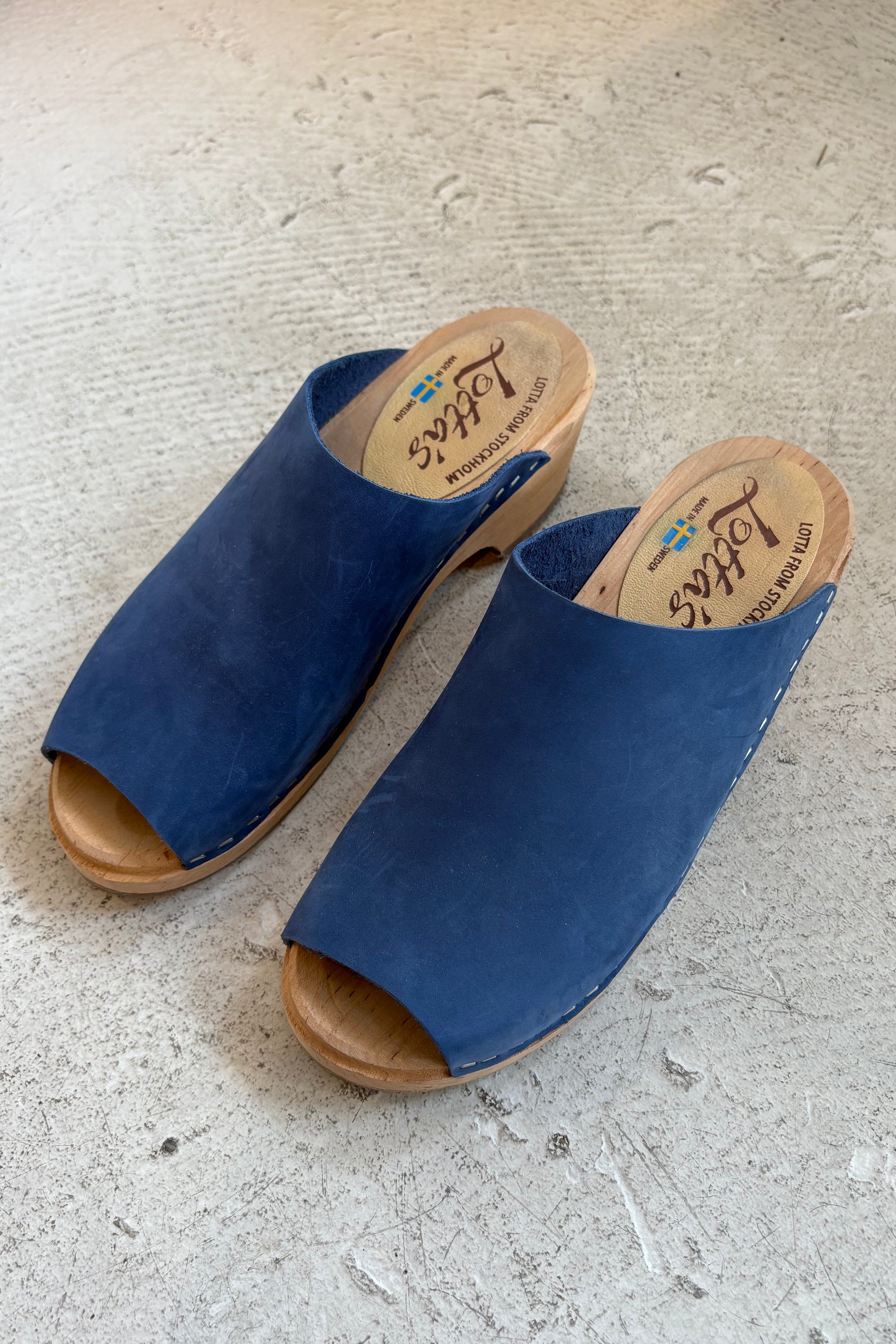 Pre-Loved Lotta's / Berit Low Open Clog / Lazuli / Sz 36