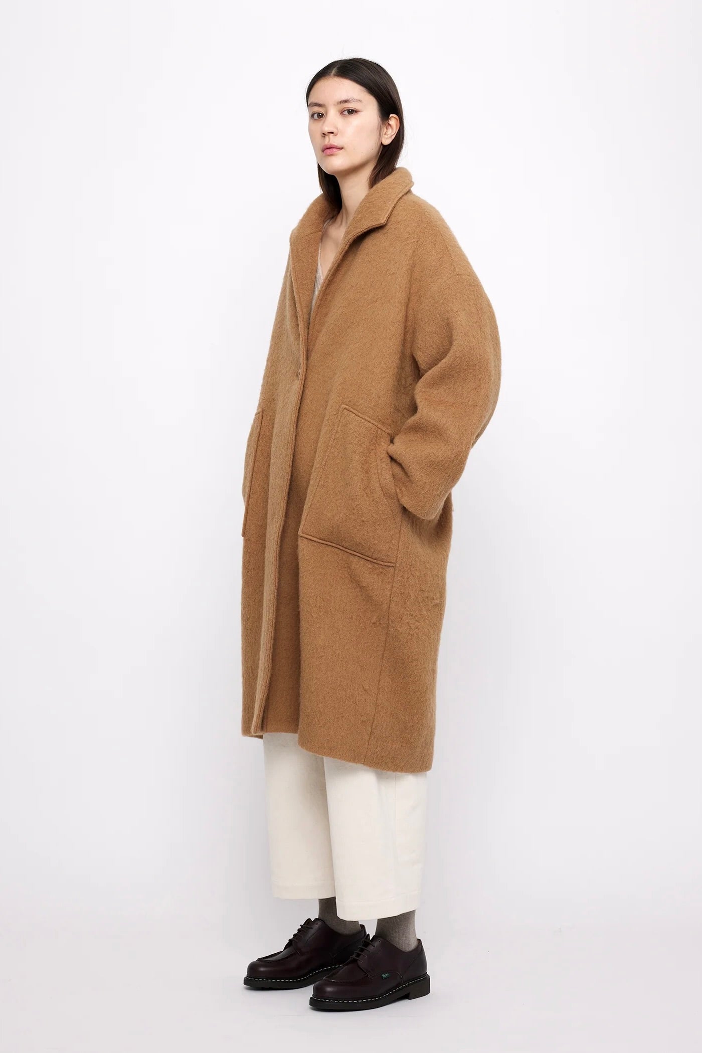 Szeki Wool Fall Coat / Camel