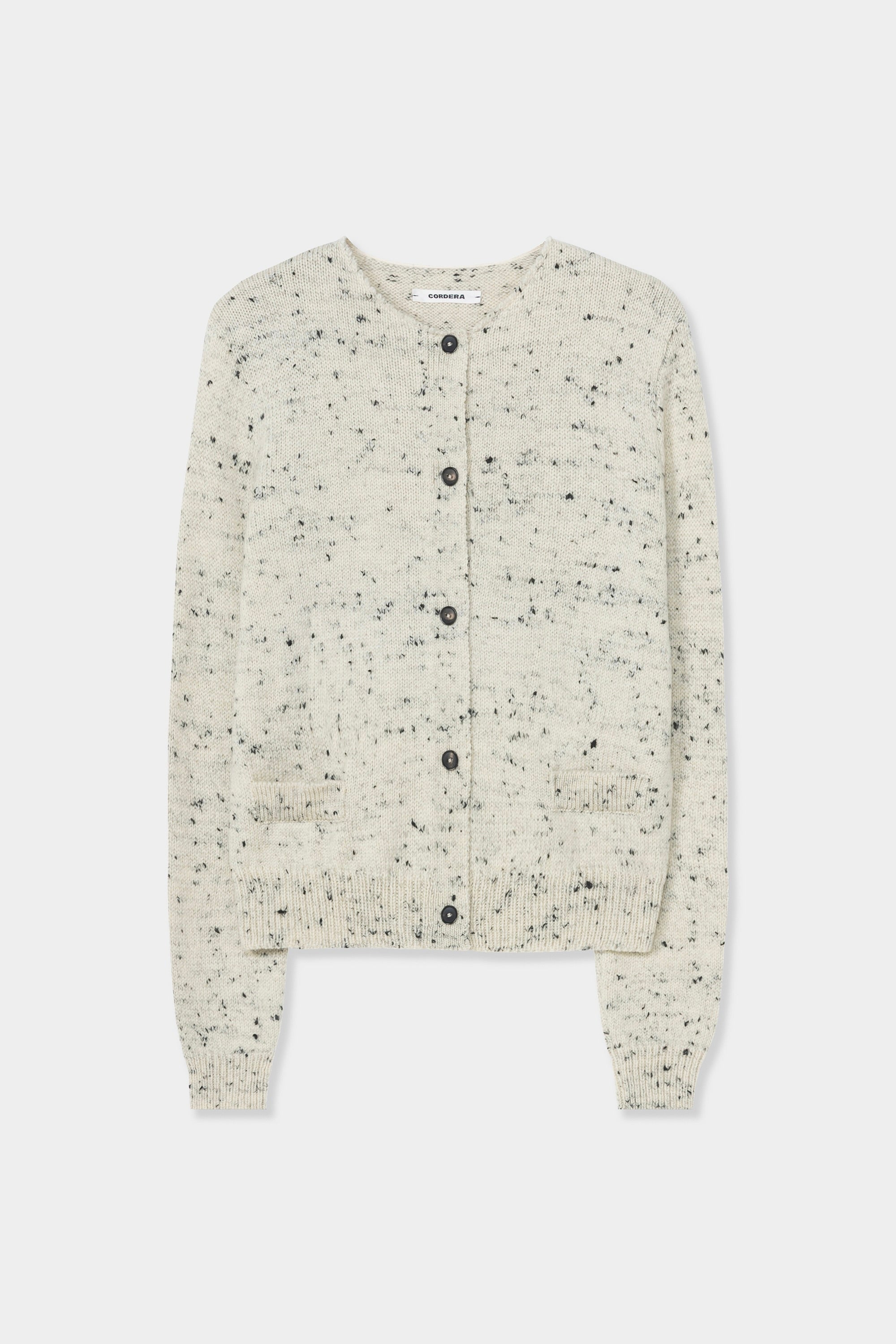 Merino Flecked Cardigan