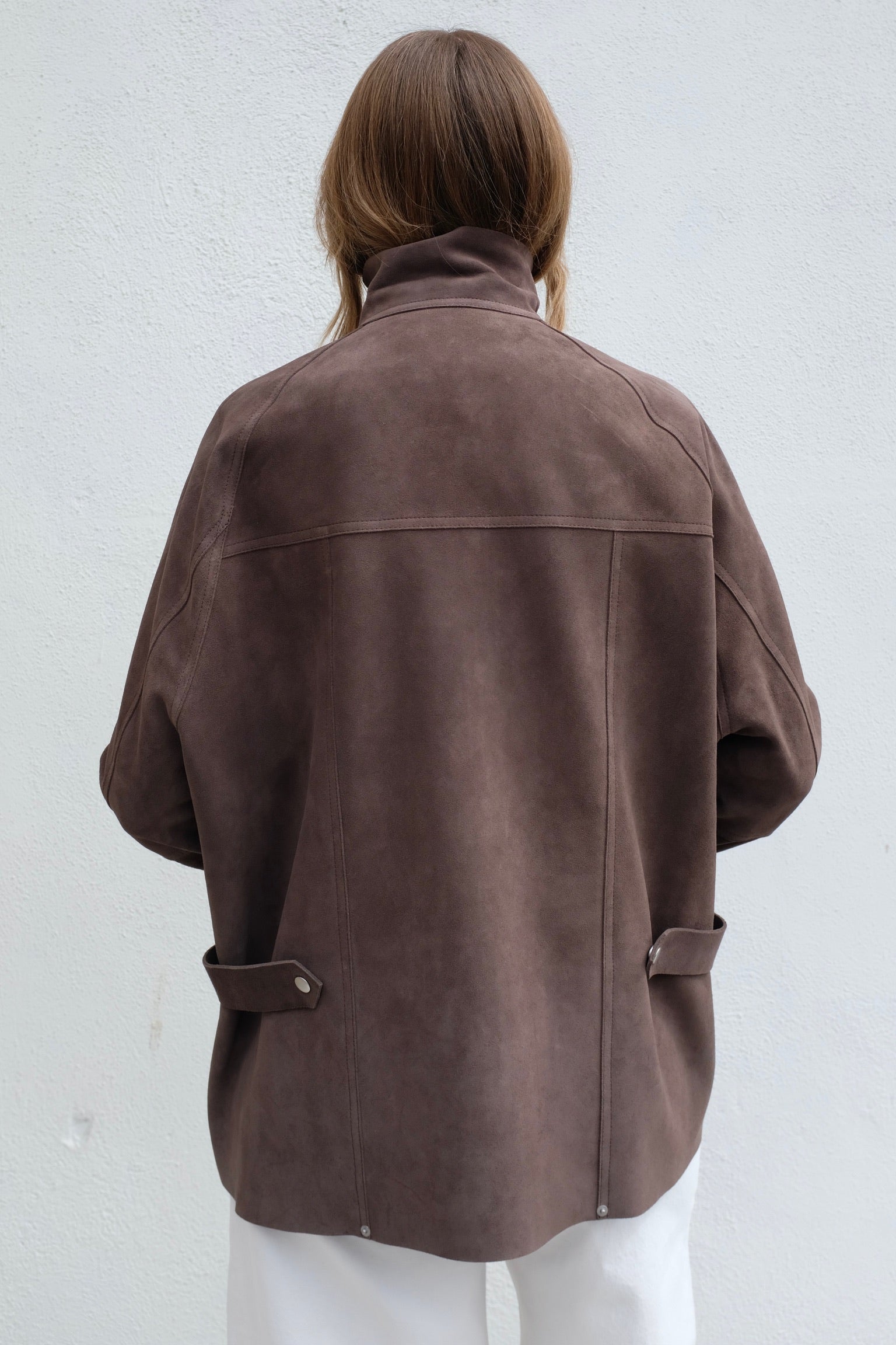 Studio Nicholson Dash Suede Utility Jacket / Grey