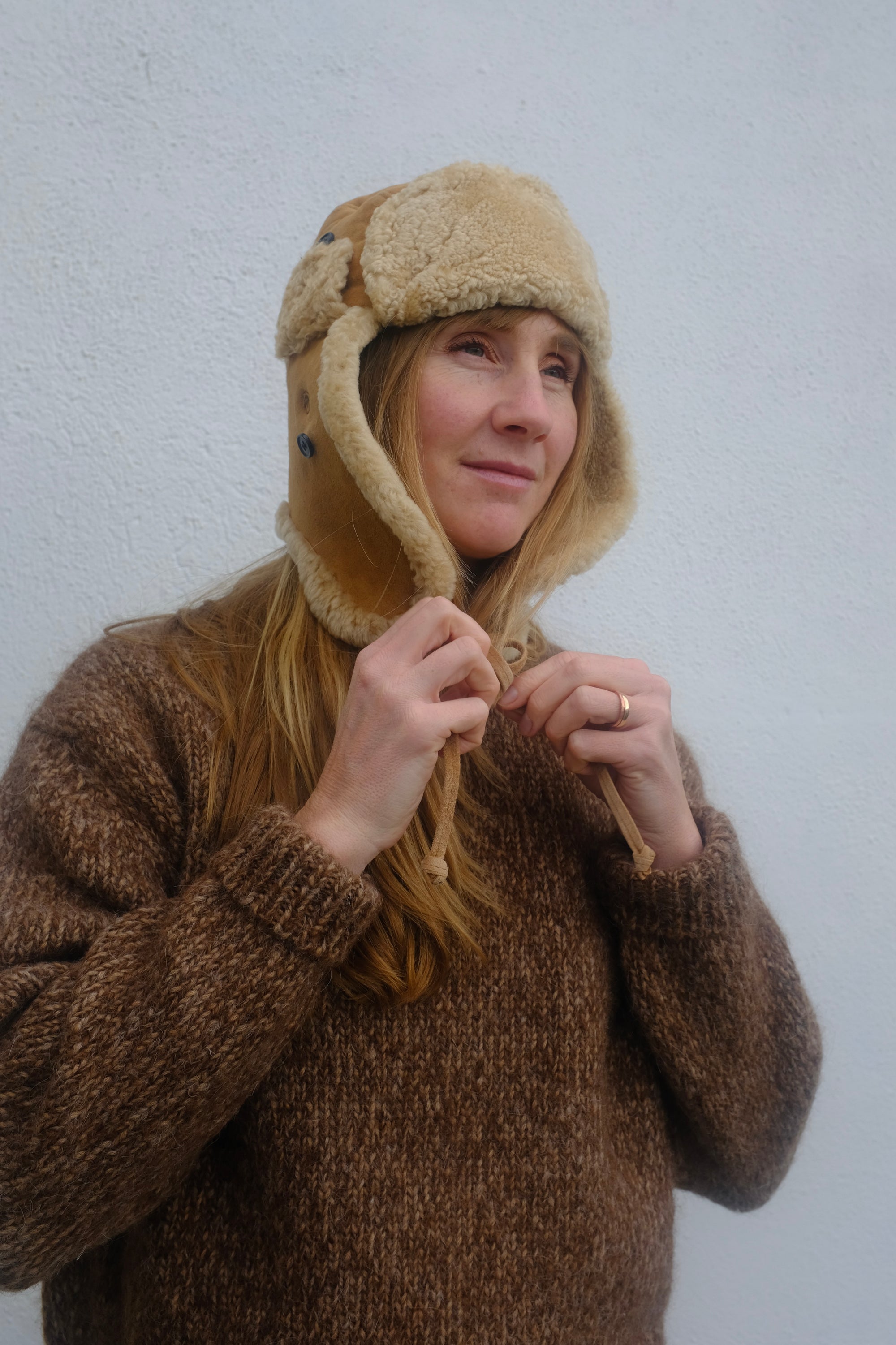 Milo & Dexter Aviator Cap / Light Brown