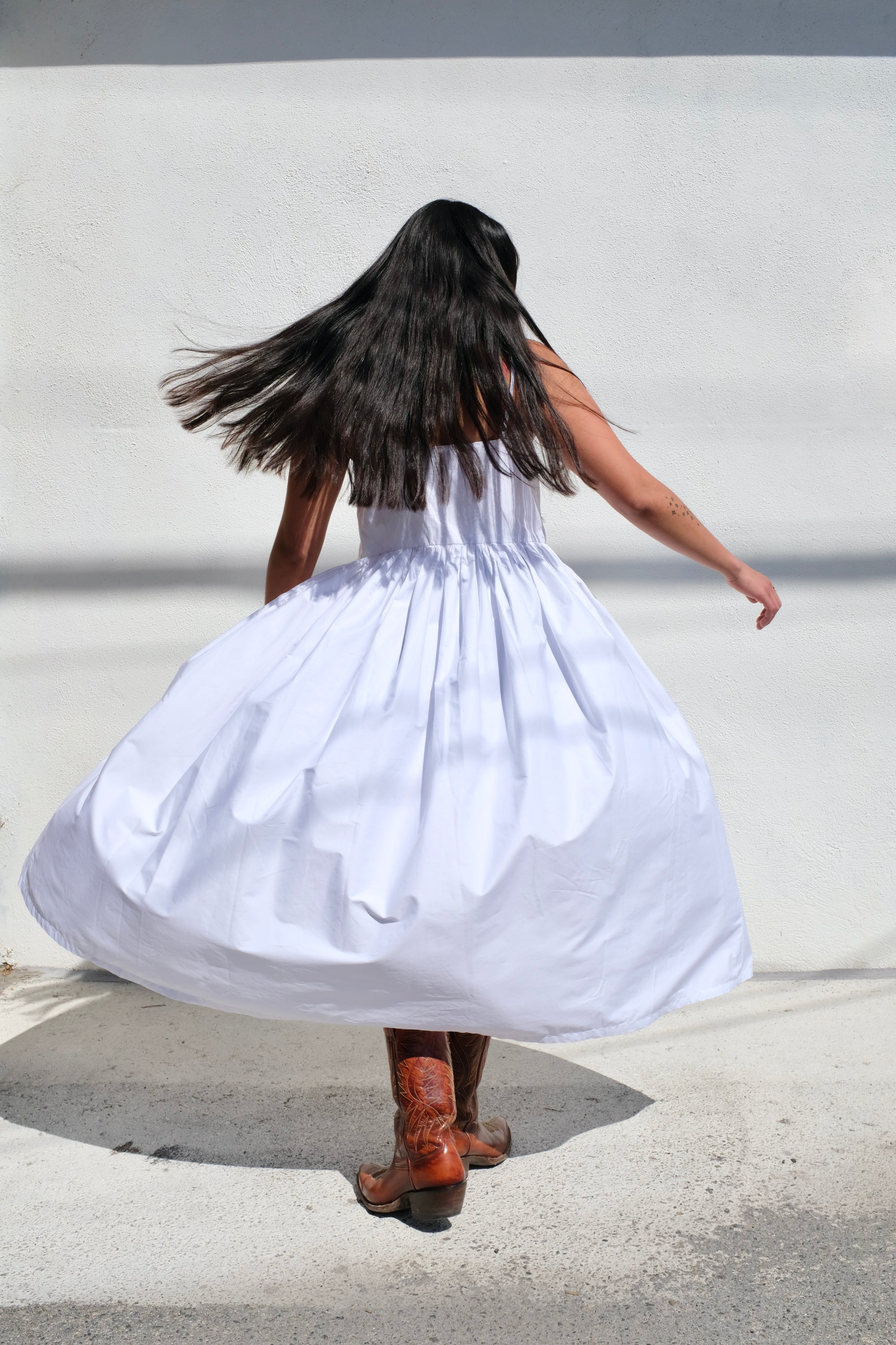 Toit Volant Jane Dress / White