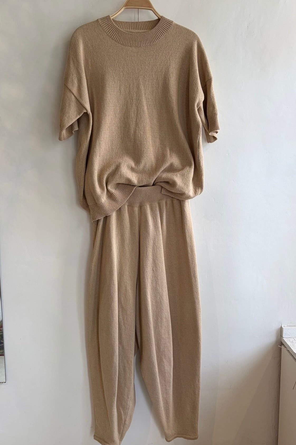 Pre-Loved / Cordera Soft Cotton Knit Pant / Nougat / One Size