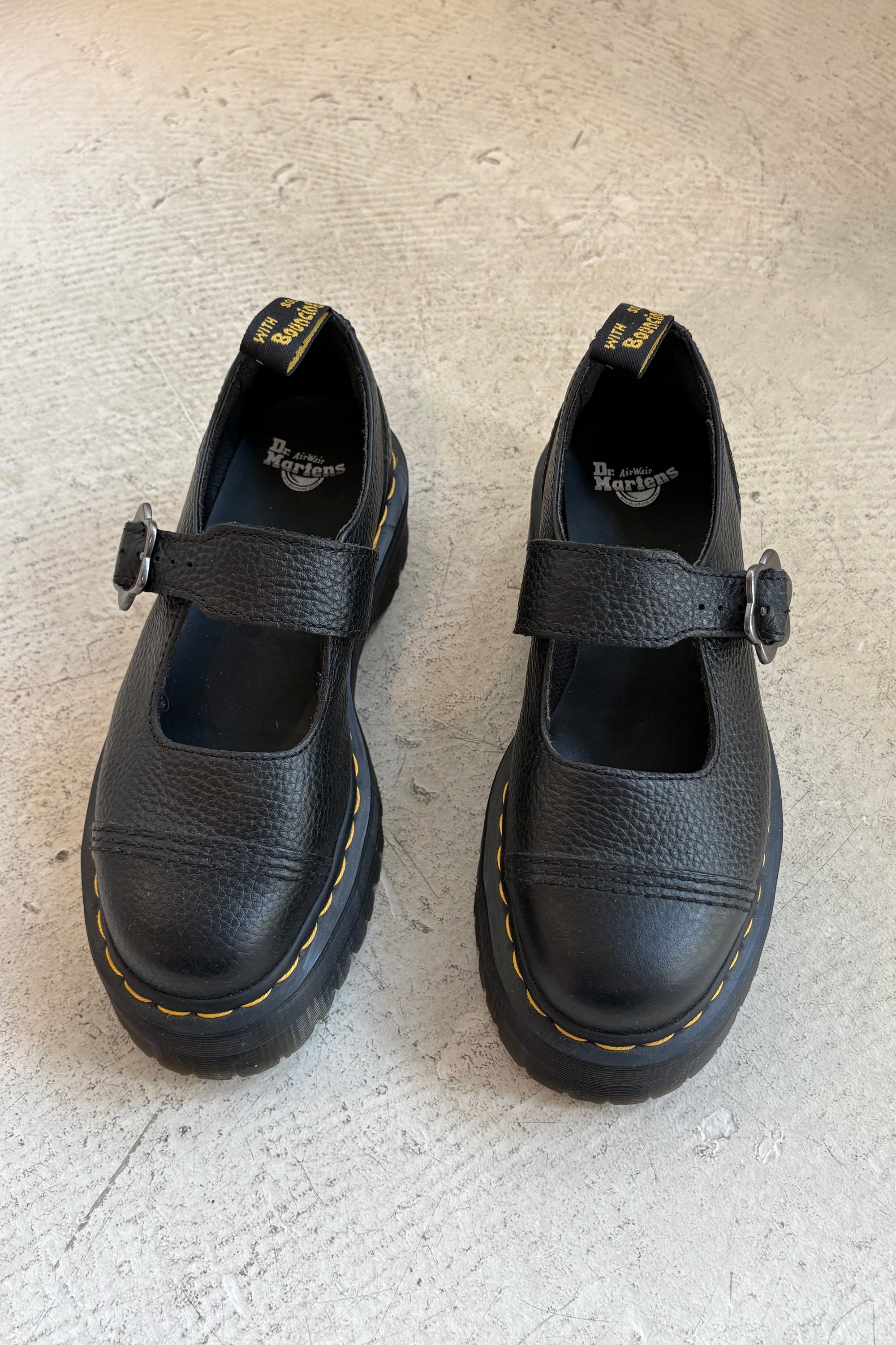Pre-Loved / Doc Marten Addina Platform Mary Jane / Black / EU38