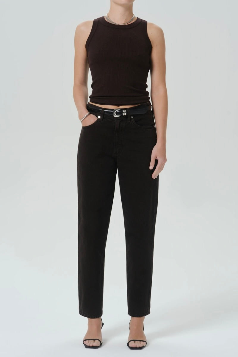 Isabel Rib Tank / Chocolate