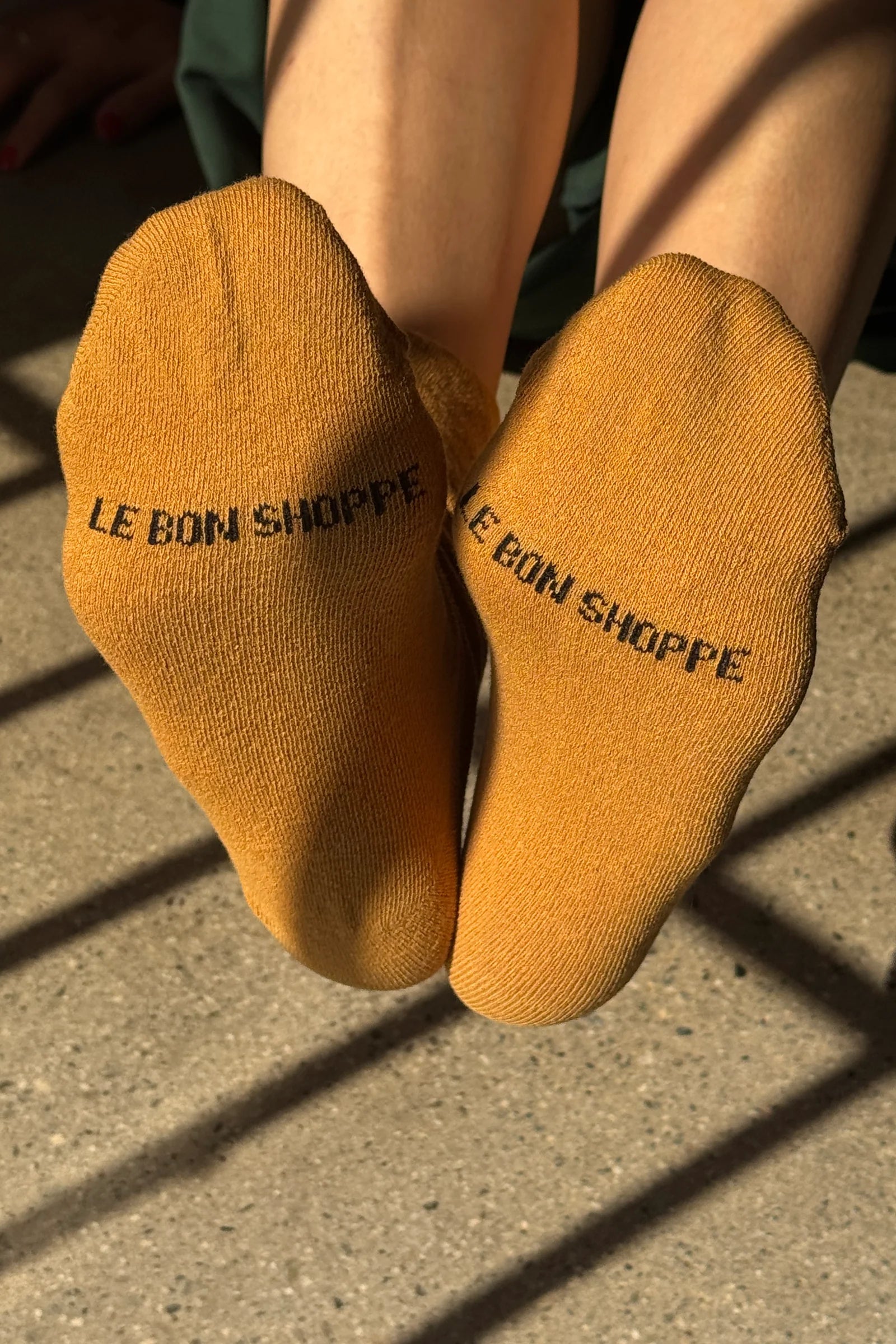 Le Bon Shoppe Breezy Sneaker Sock / Goldenrod