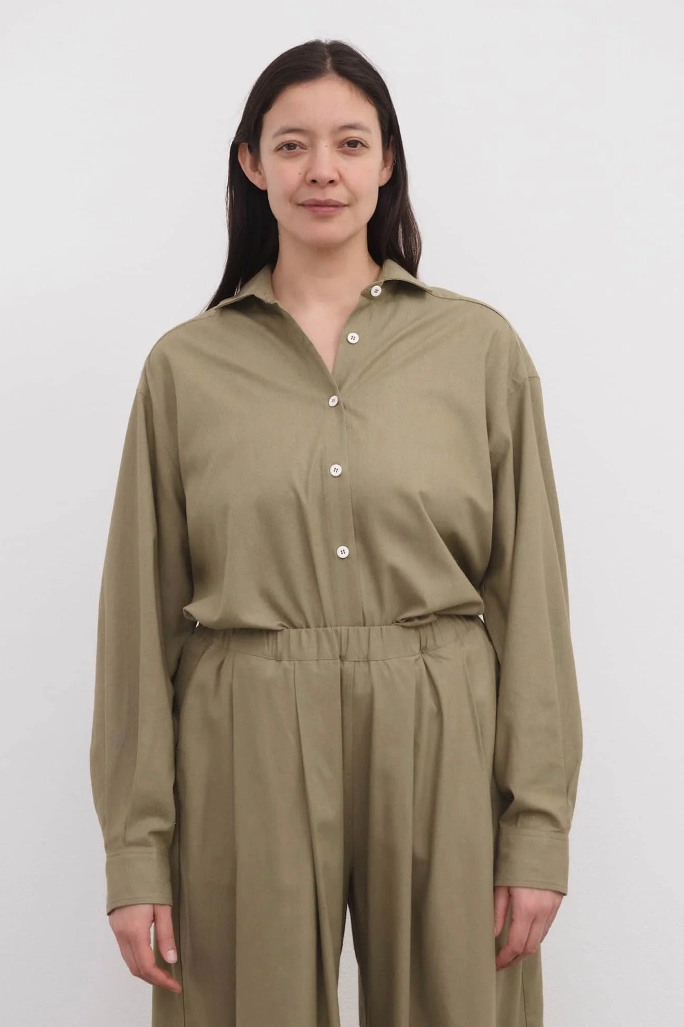Baserange Wild Shirt / Lua Green