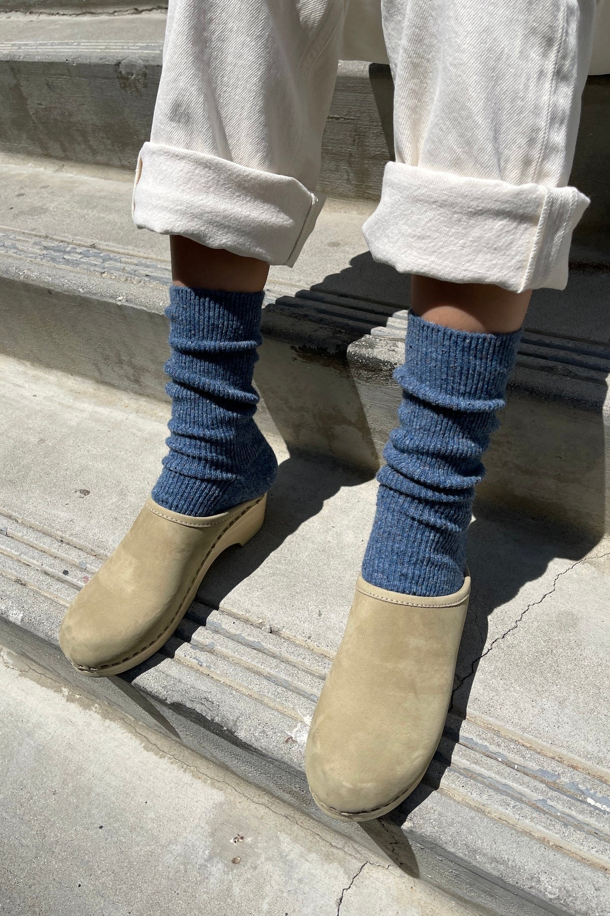 Le Bon Shoppe Snow Socks /  Denim