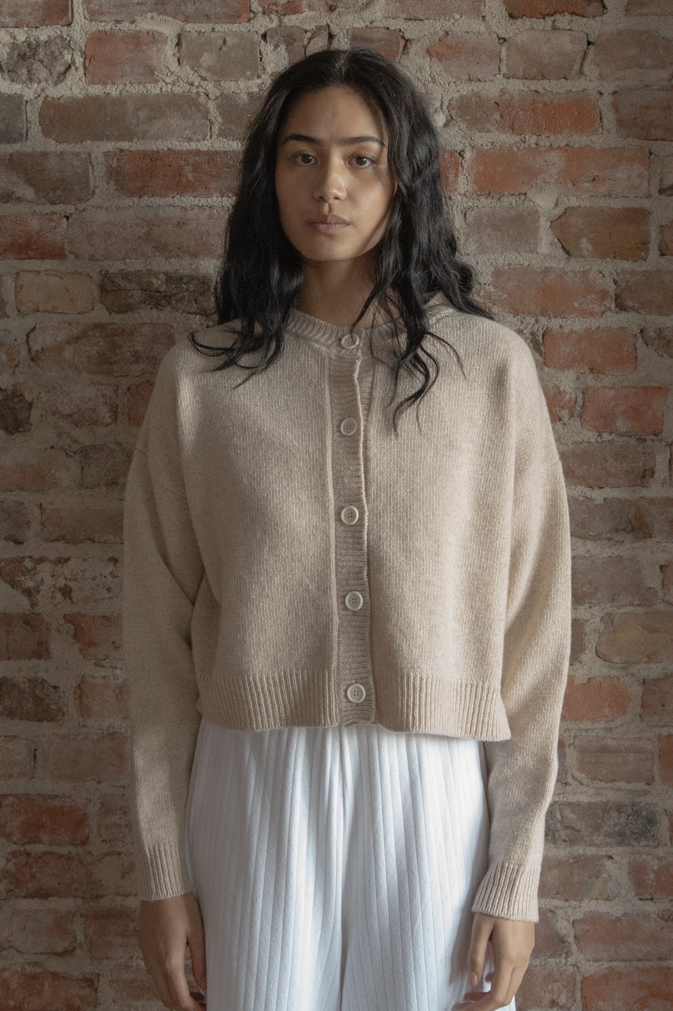 Gillian Stevens Gisele Cardigan / Oat