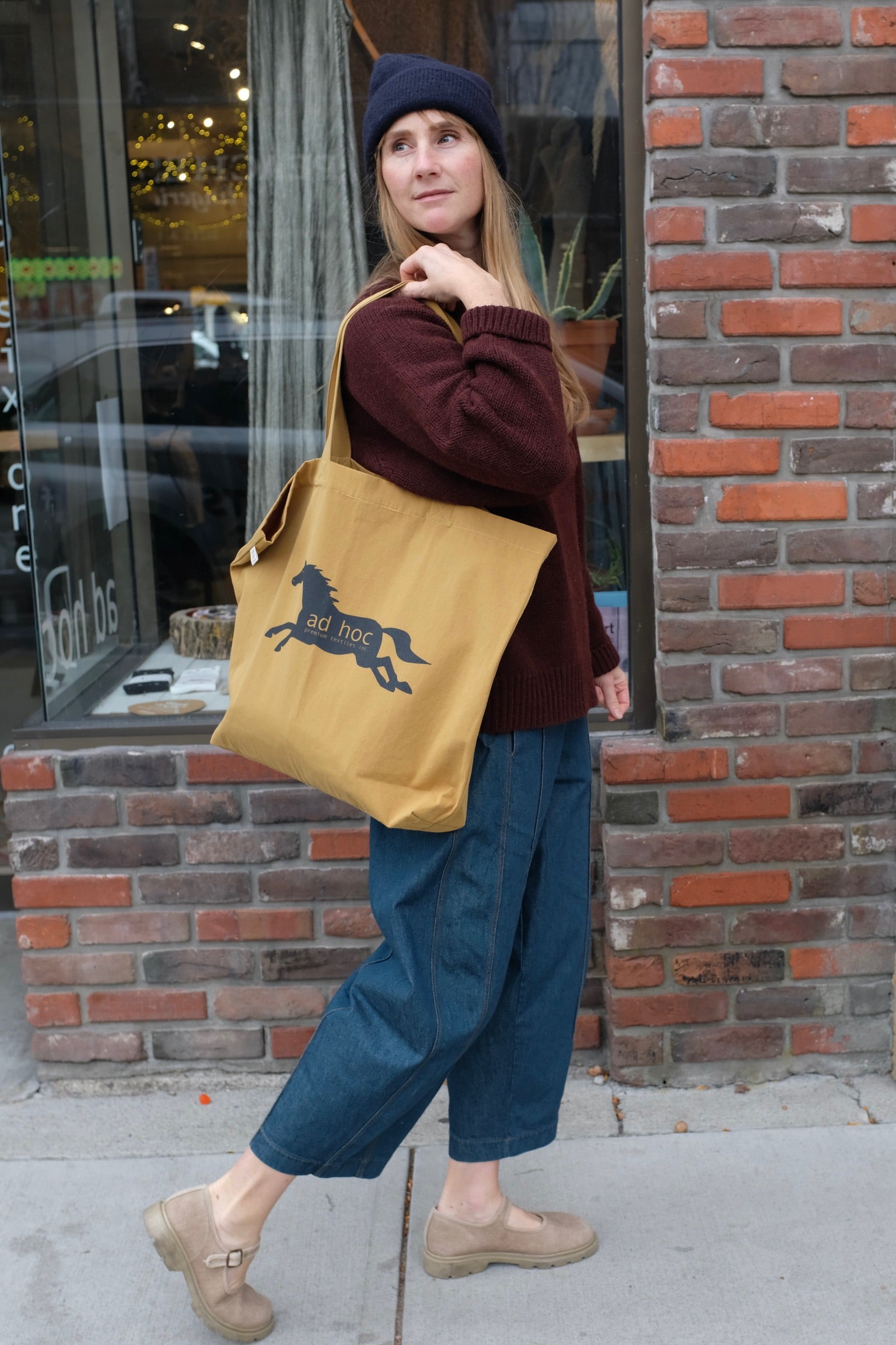 Moss Grey Ad hoc Tote / Ochre