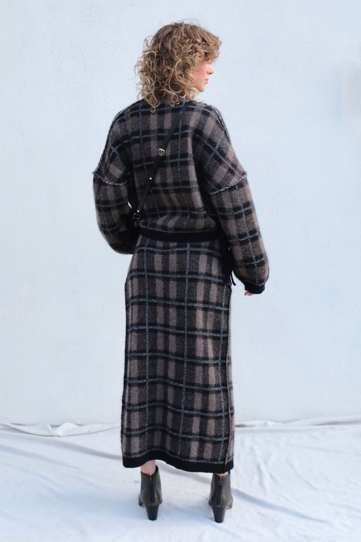 Coperta Skirt / Black + Taupe