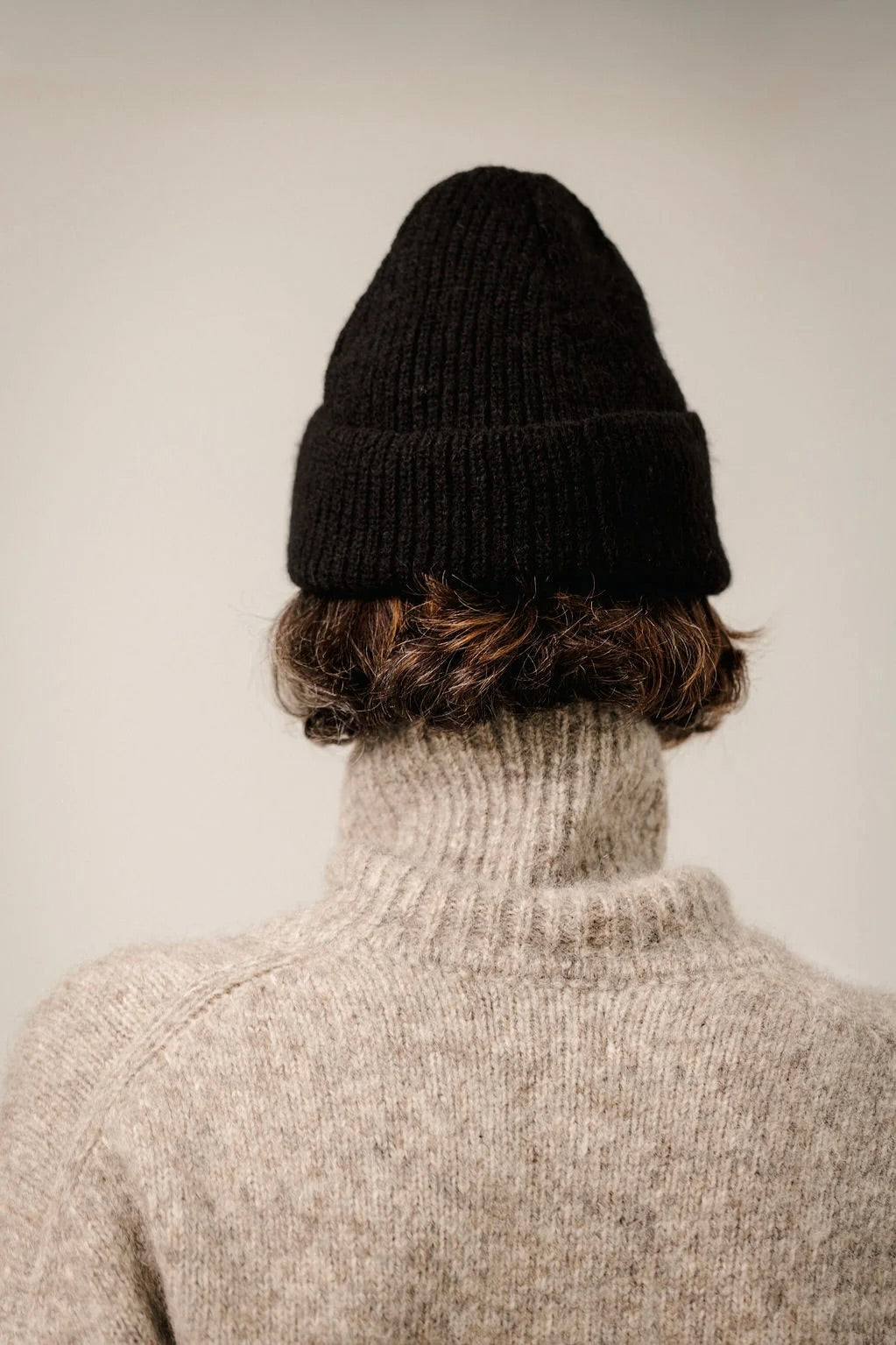 Baby Alpaca Andes Beanie / Classic Black