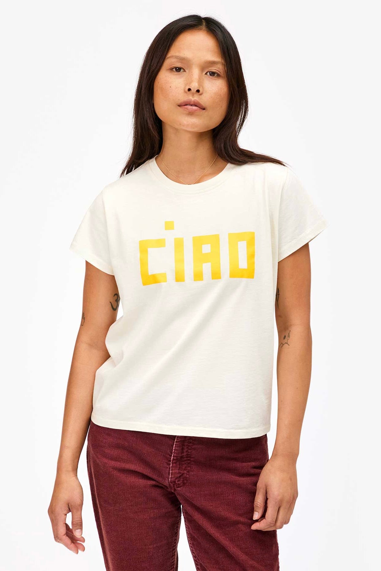 Classic Tee / Cream + Marigold CIAO