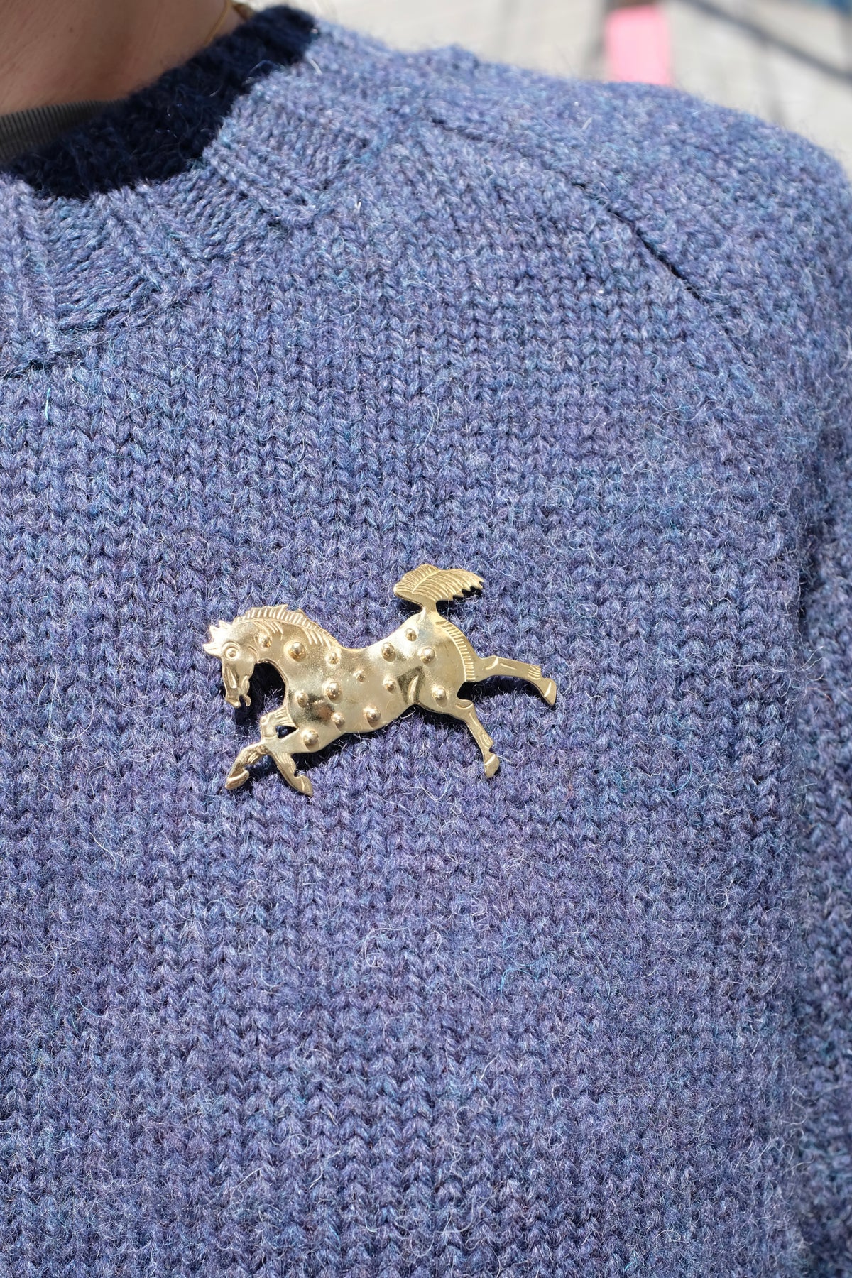 Giddy-Up Pin / Brass