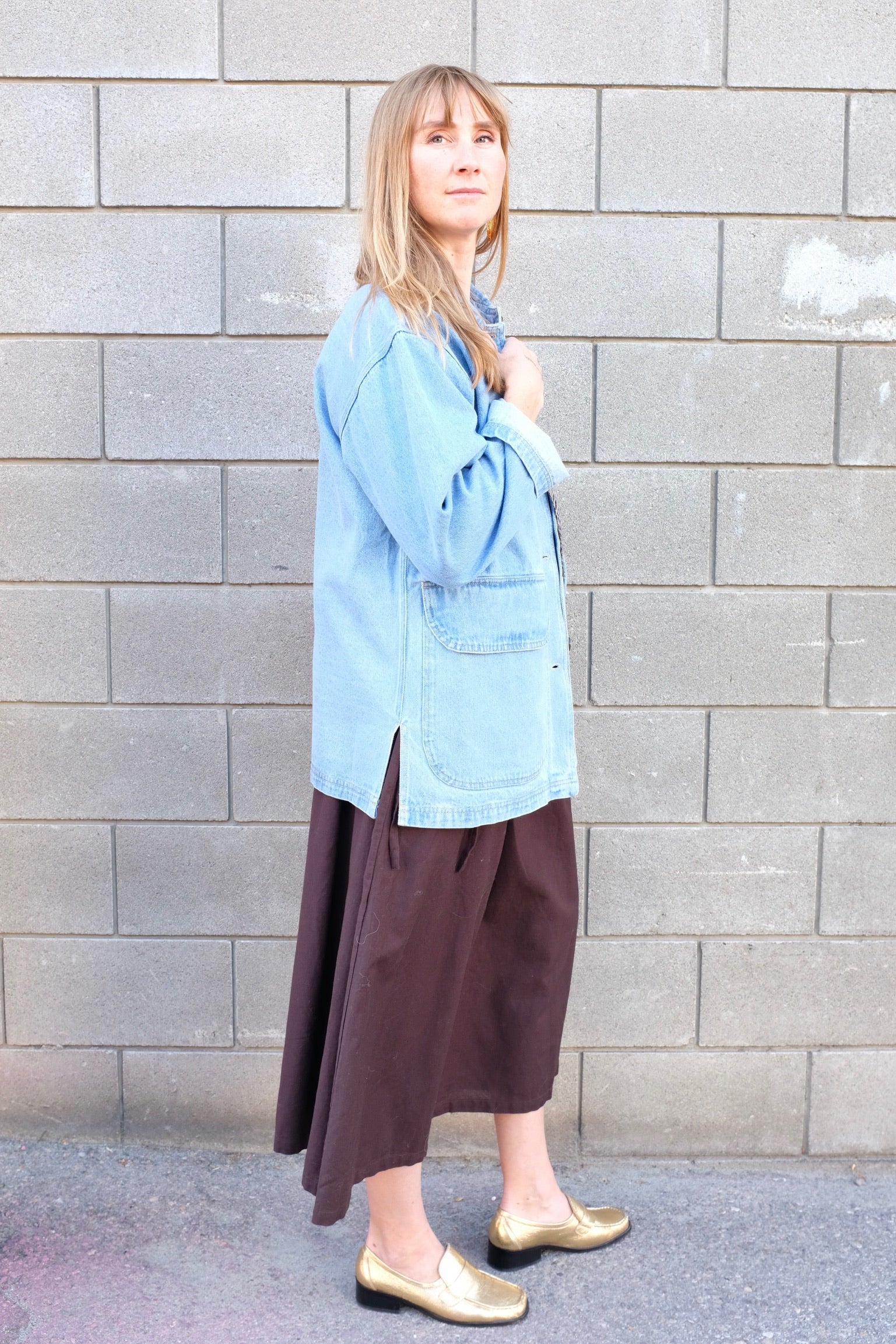 Gillian Stevens Ingrid Jacket / Medium Blue