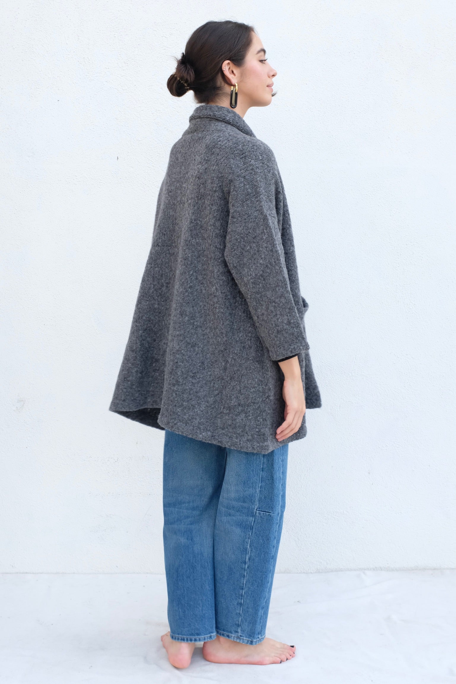 Atelier Delphine Haori Coat / Charcoal