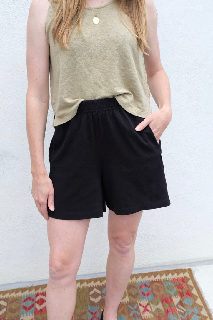 Flared Basketball Shorts / Black