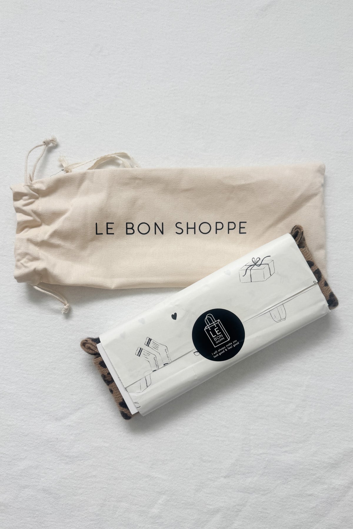 Le Bon Shoppe Cashmere Bandana / Leopard