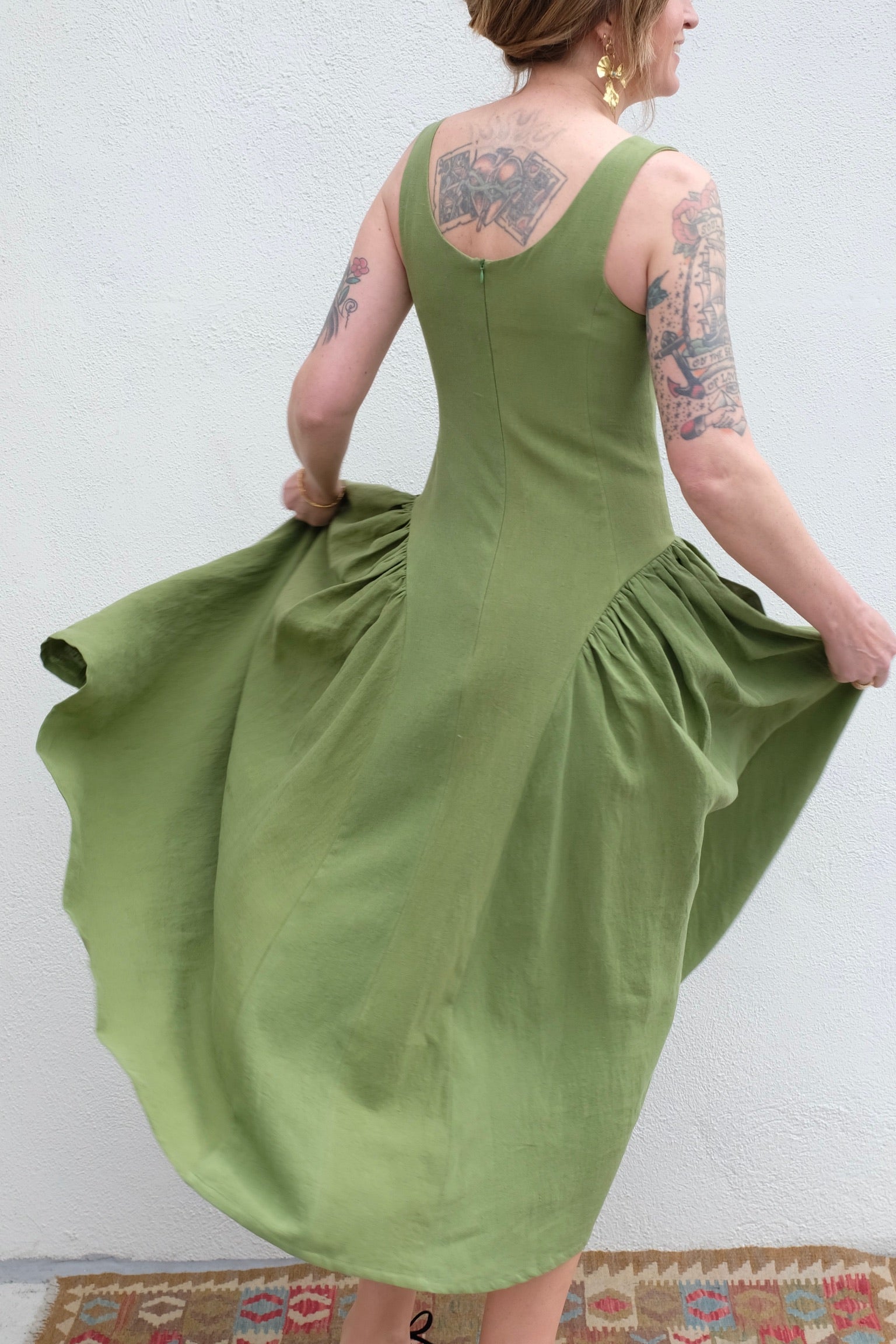Eliza Faulkner Vivienne Dress / Green