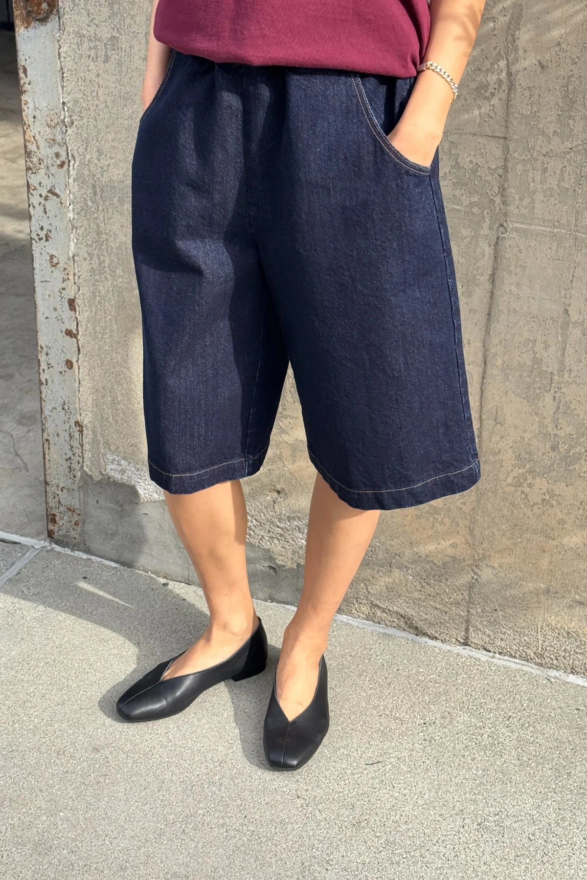 Le Bon Shoppe Liam Bermuda Shorts / Raw Denim