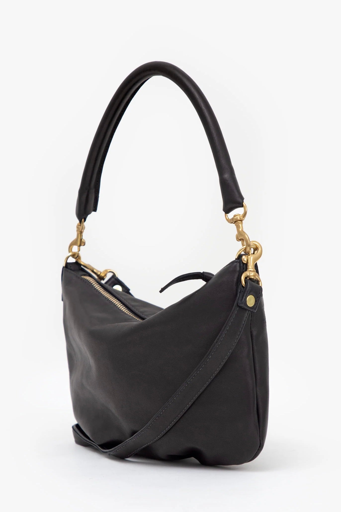 Petit Moyen Messenger / Black Italian Nappa