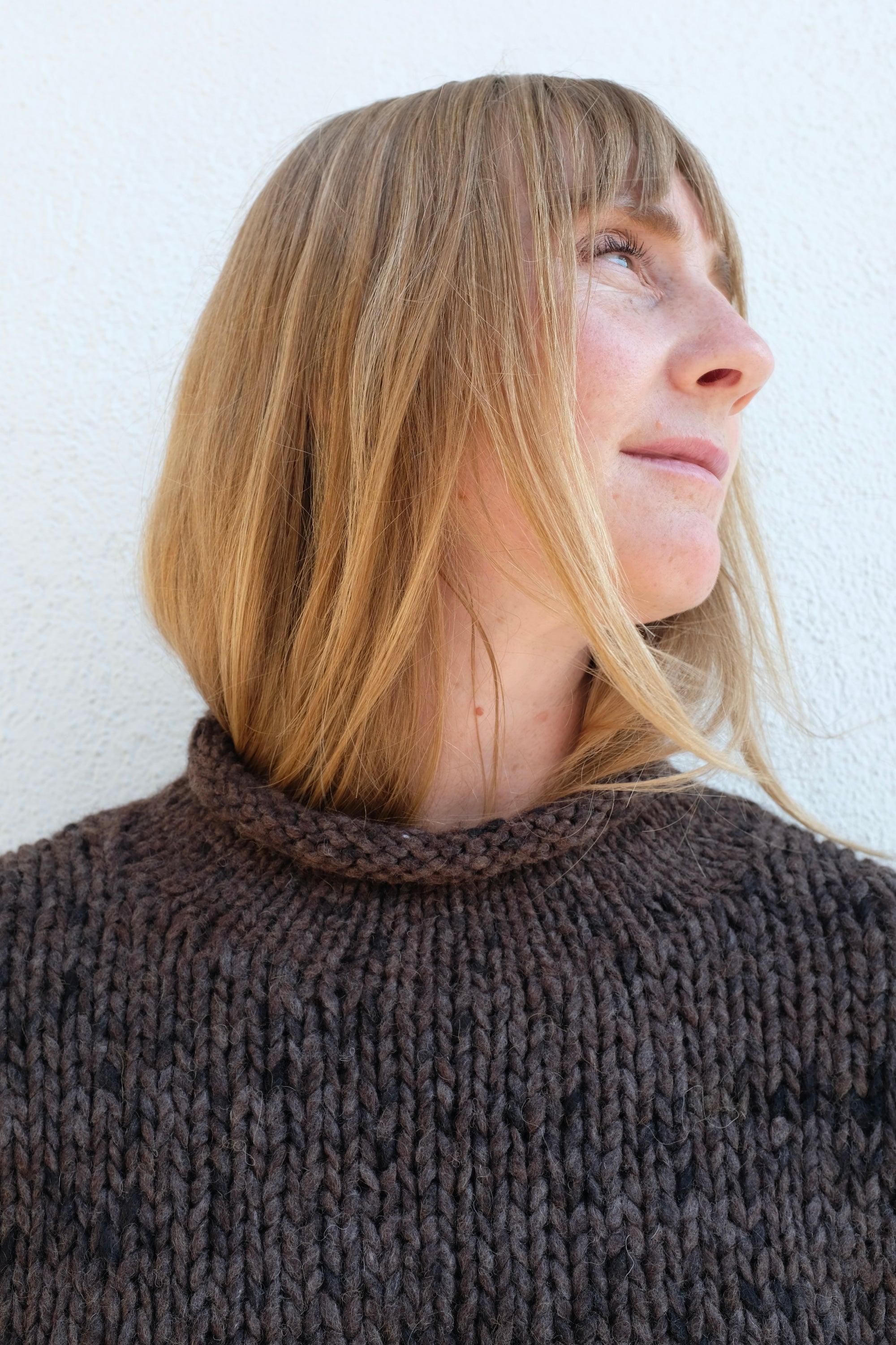 Lauren Manoogian Handknit Paint Rollneck / Black