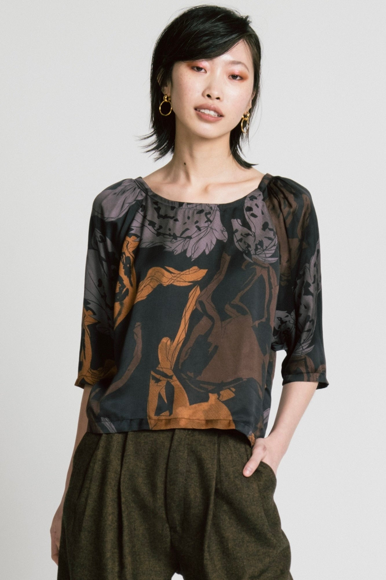 Allison Wonderland Flash Blouse / Horses