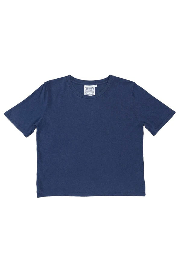 Jungmaven Silverlake Cropped Tee / Deep Indigo