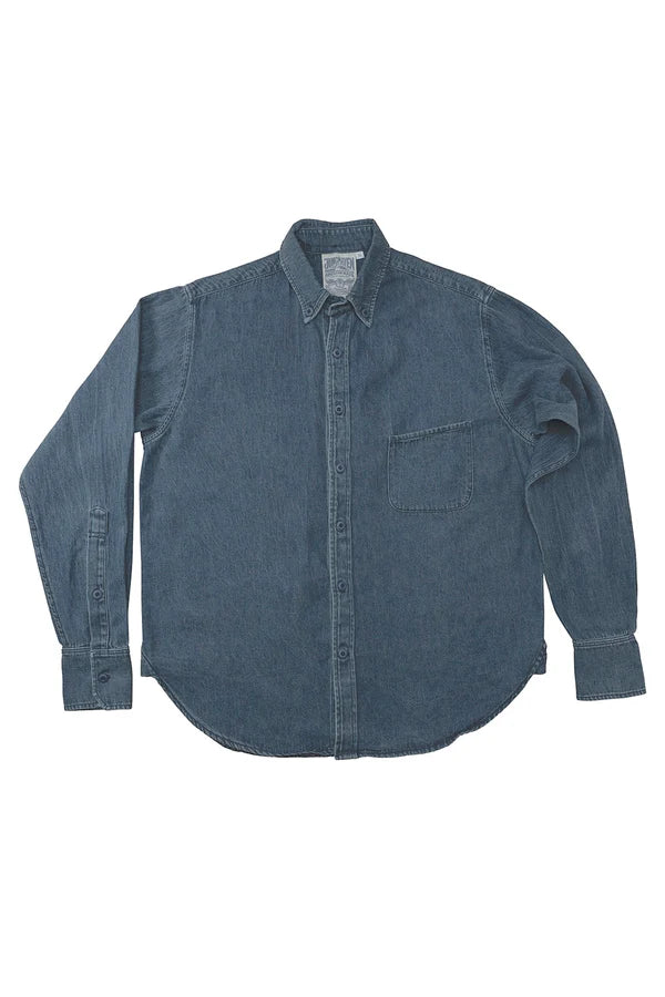 Jungmaven Summer Denim Catalina Shirt / Medium Indigo
