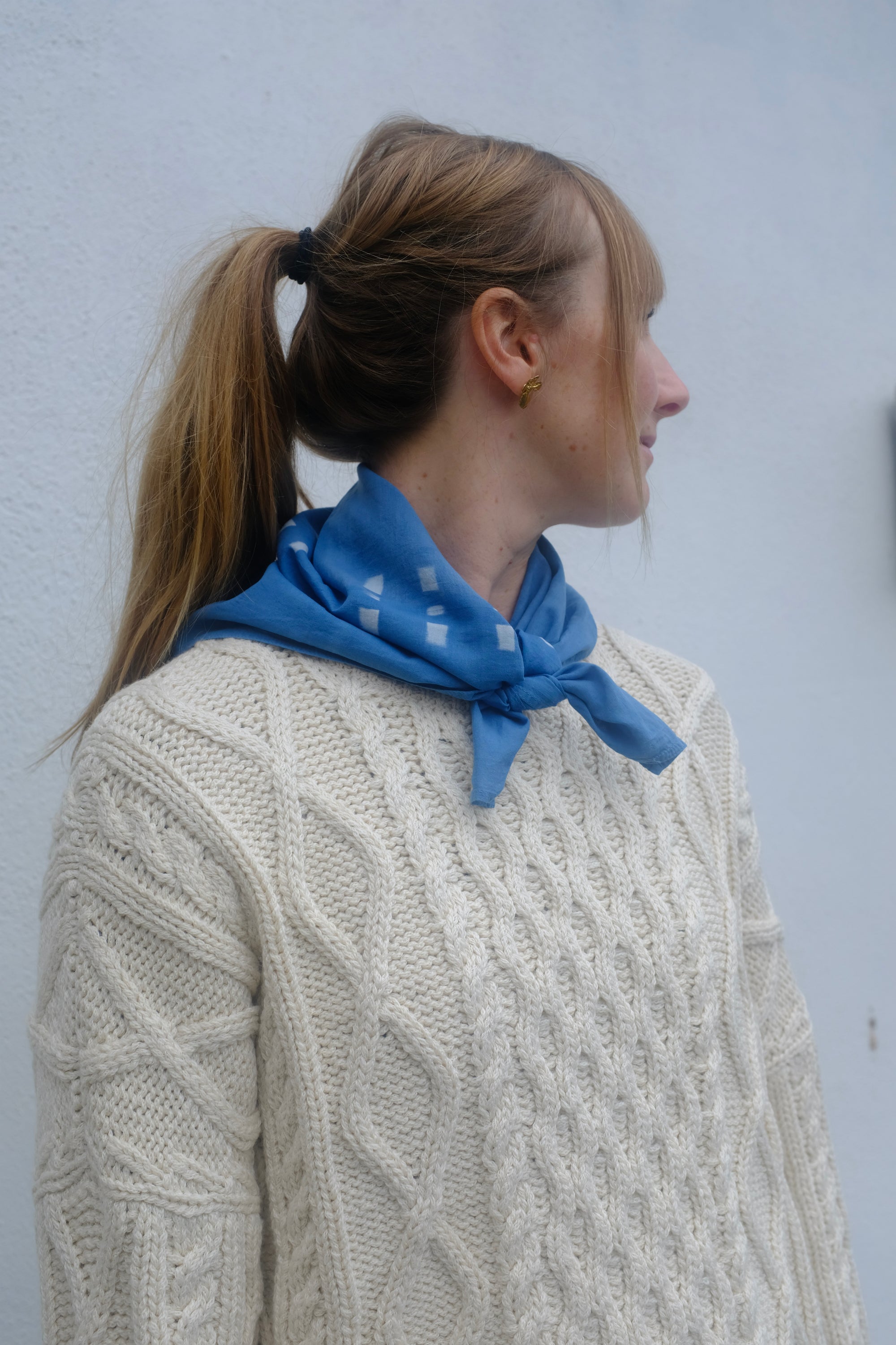 Roem Textiles Cotton Bandana / Indigo