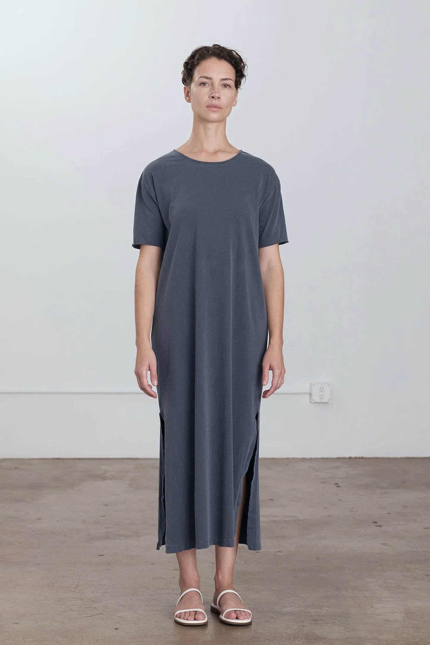 Long Tee Dress / Indigo
