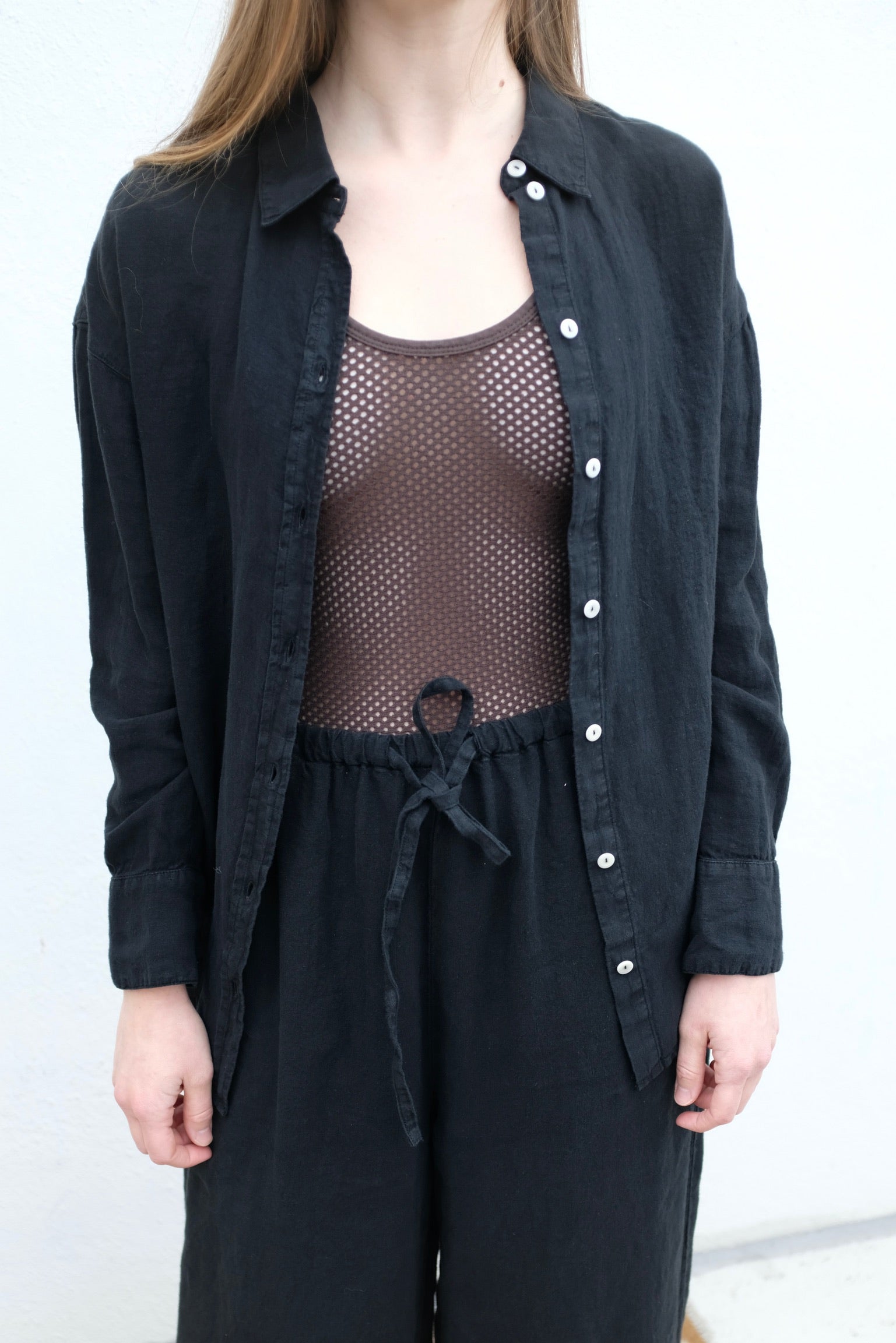 Jungmaven Mesh Bodysuit / Coffee Bean